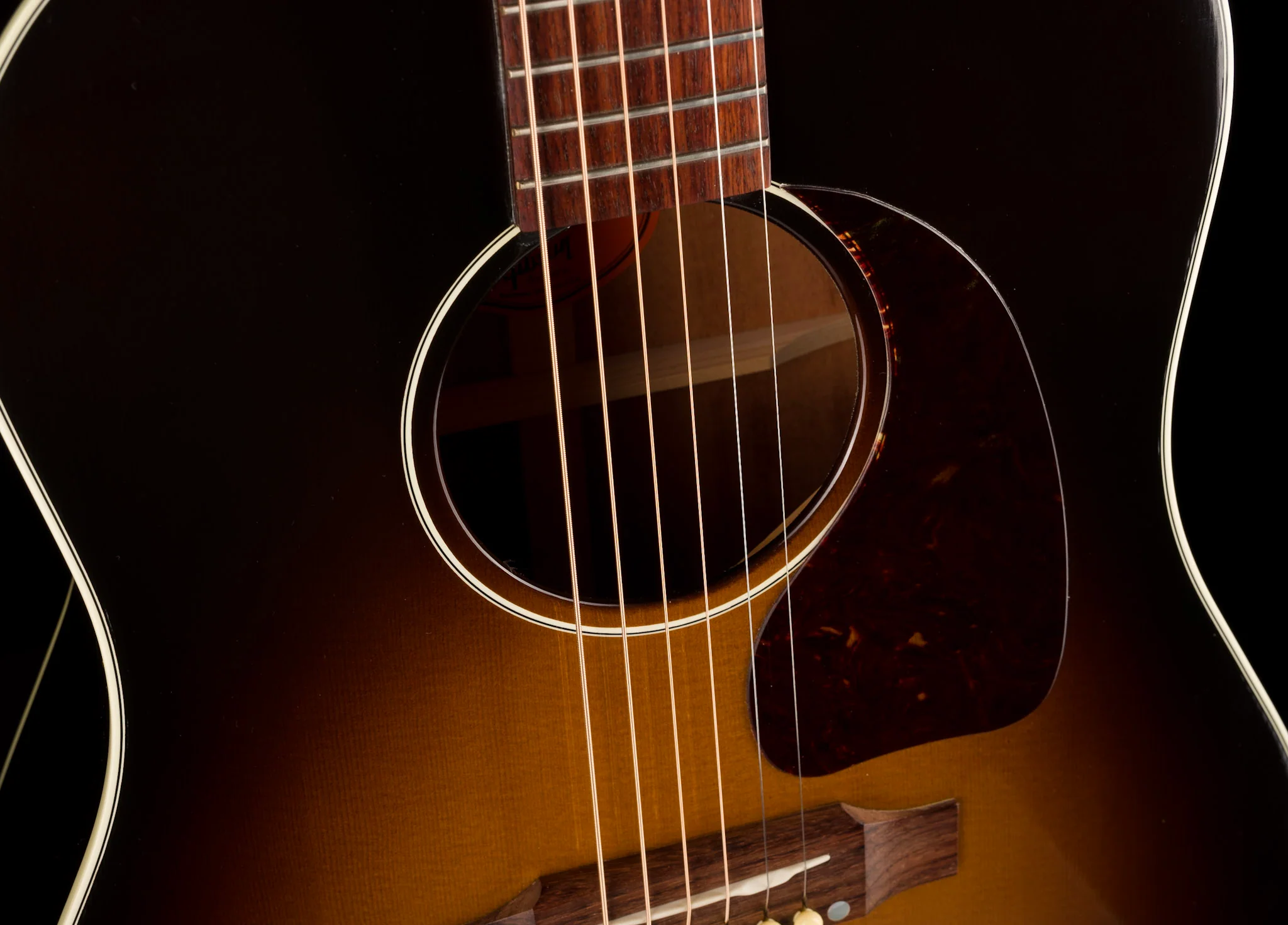 Used '05 Gibson Historic Collection J-45 Acoustic Electric Vintage Sunburst w OHSC - Image 6