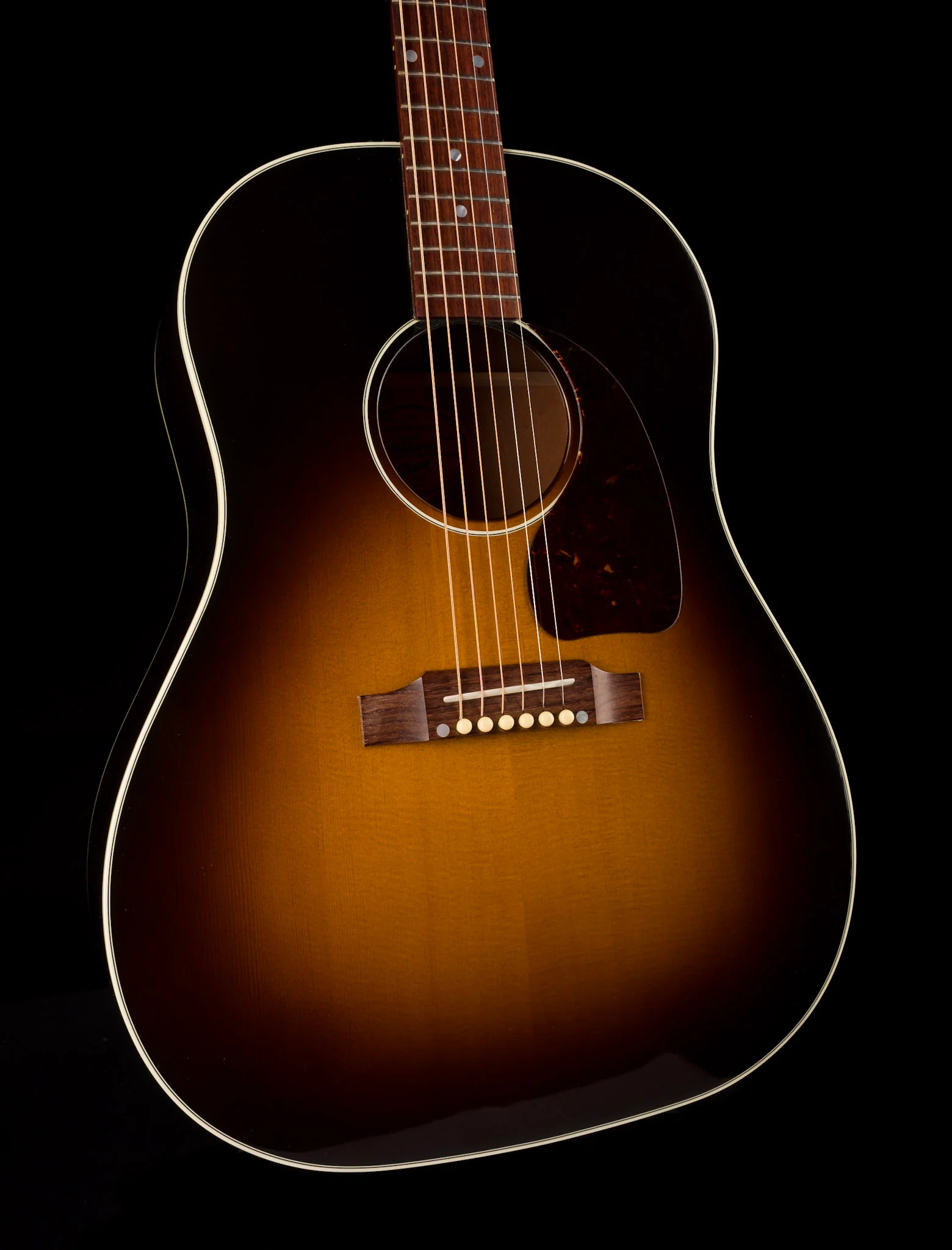 Used '05 Gibson Historic Collection J-45 Acoustic Electric Vintage Sunburst w OHSC - Image 7