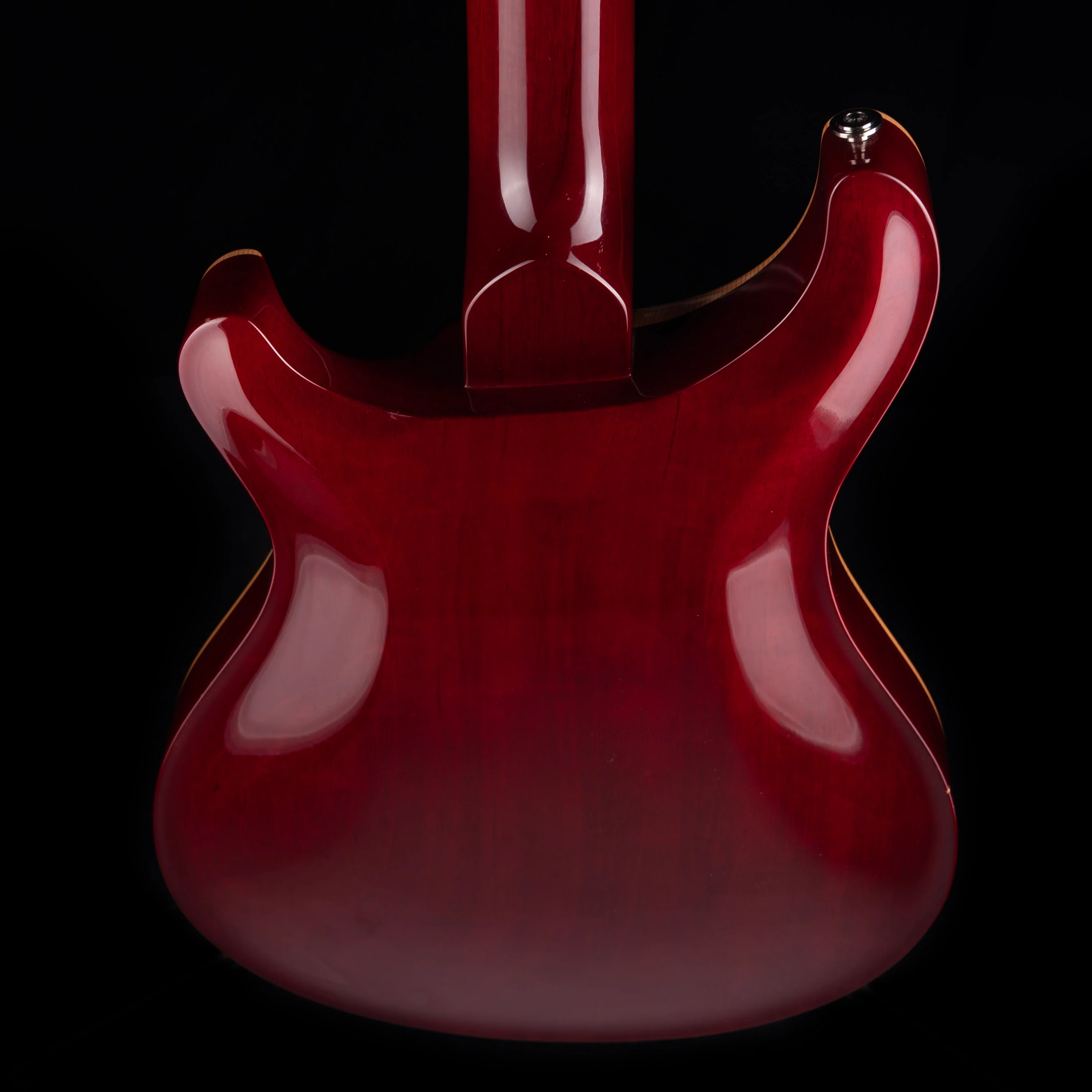 Used 2005 PRS Hollowbody Spruce 20th Anniversary - Dark Cherry Sunburst With OHSC - Image 10