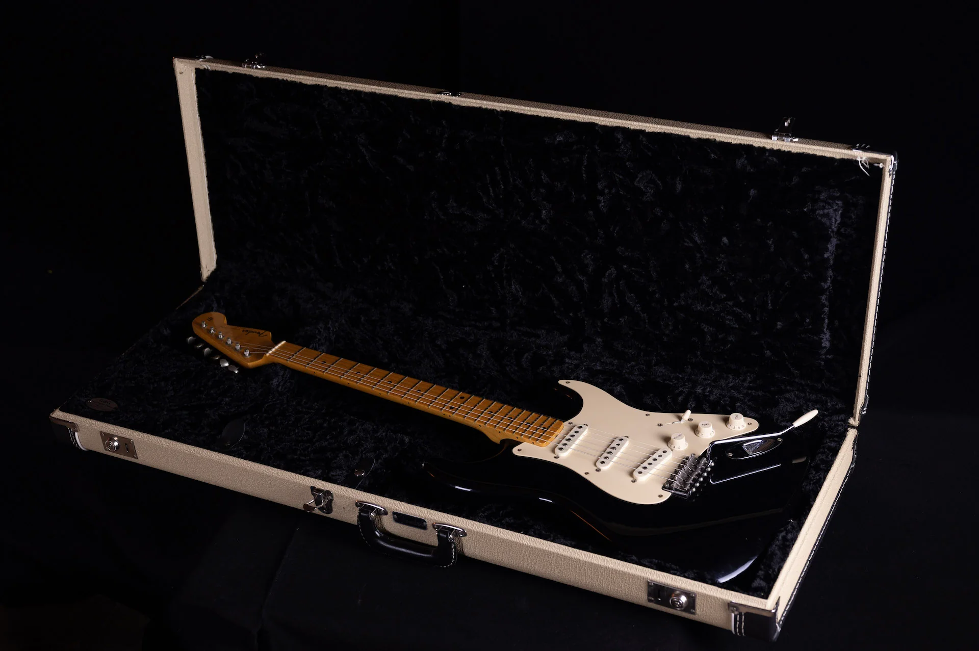 Used 2006 Fender Artist Series Eric Johnson Stratocaster Black Electric Guitar With OHSC & Case Candy - Image 14