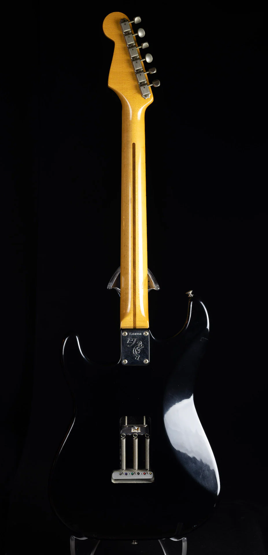 Used 2006 Fender Artist Series Eric Johnson Stratocaster Black Electric Guitar With OHSC & Case Candy - Image 7