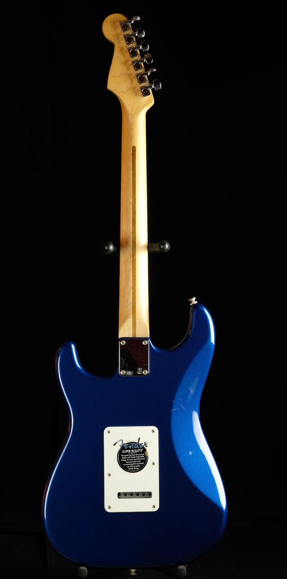 Used 2007 Fender Mexican Standard HSS Stratocaster Metallic Blue Electric Guitar W/ HSC - Image 3