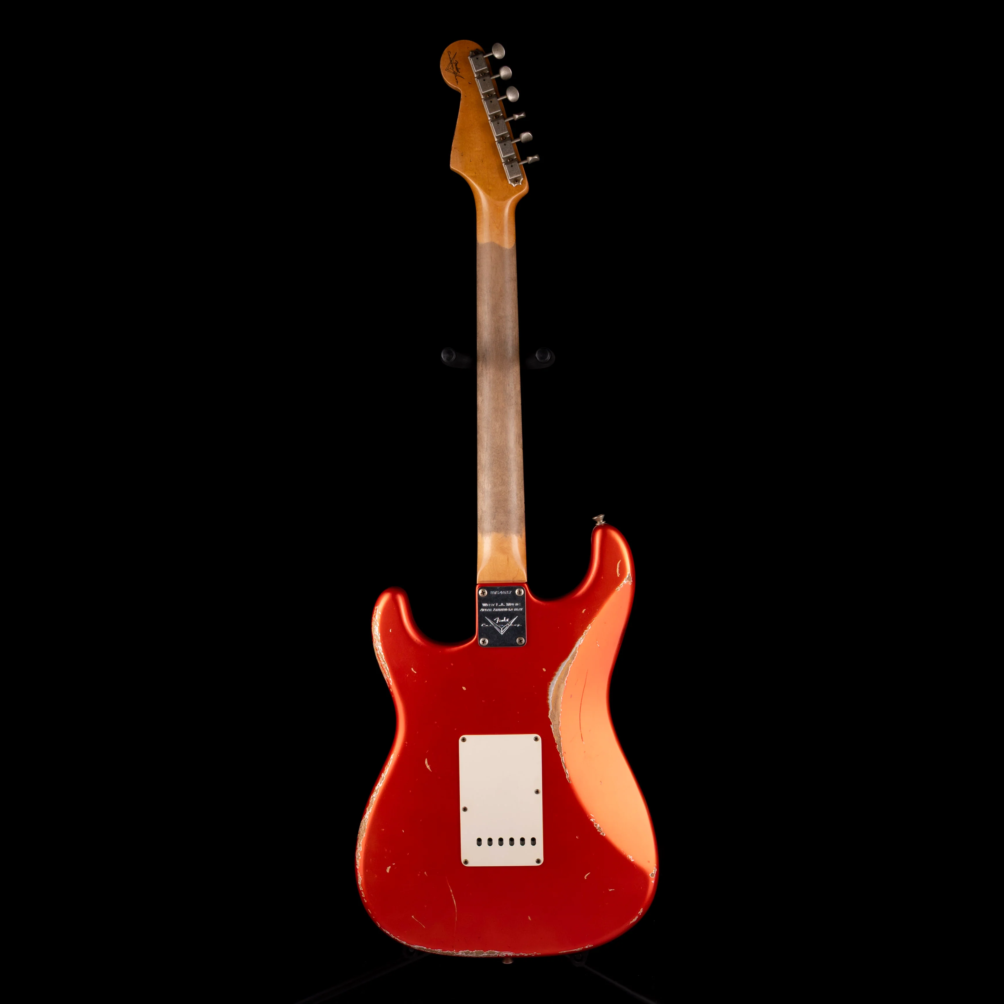 Used 2008 Fender Custom Shop Limited Edition Ultimate Vintage Stratocaster Heavy Relic Candy Tangerine with OHSC - Image 10