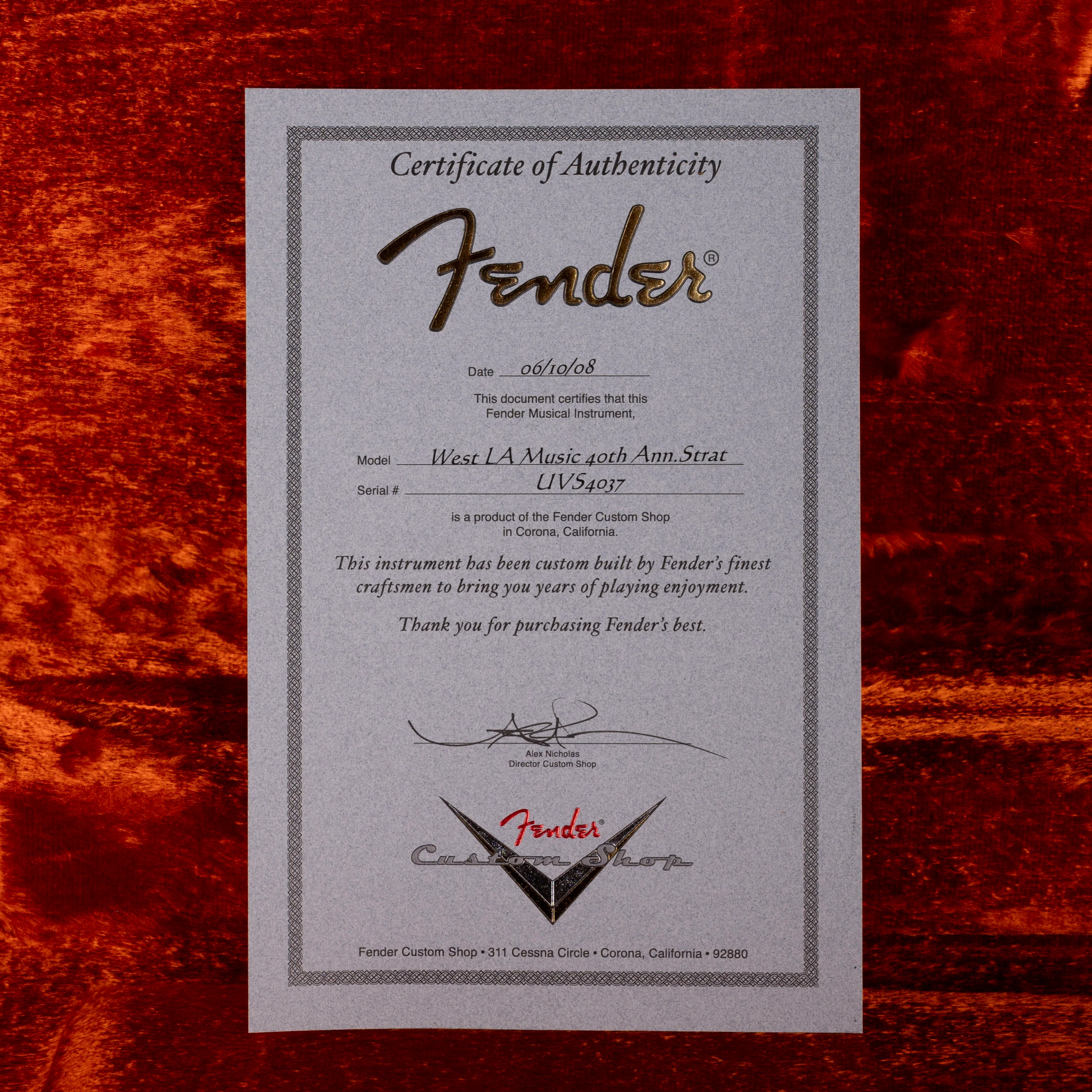 Used 2008 Fender Custom Shop Limited Edition Ultimate Vintage Stratocaster Heavy Relic Candy Tangerine with OHSC - Image 15