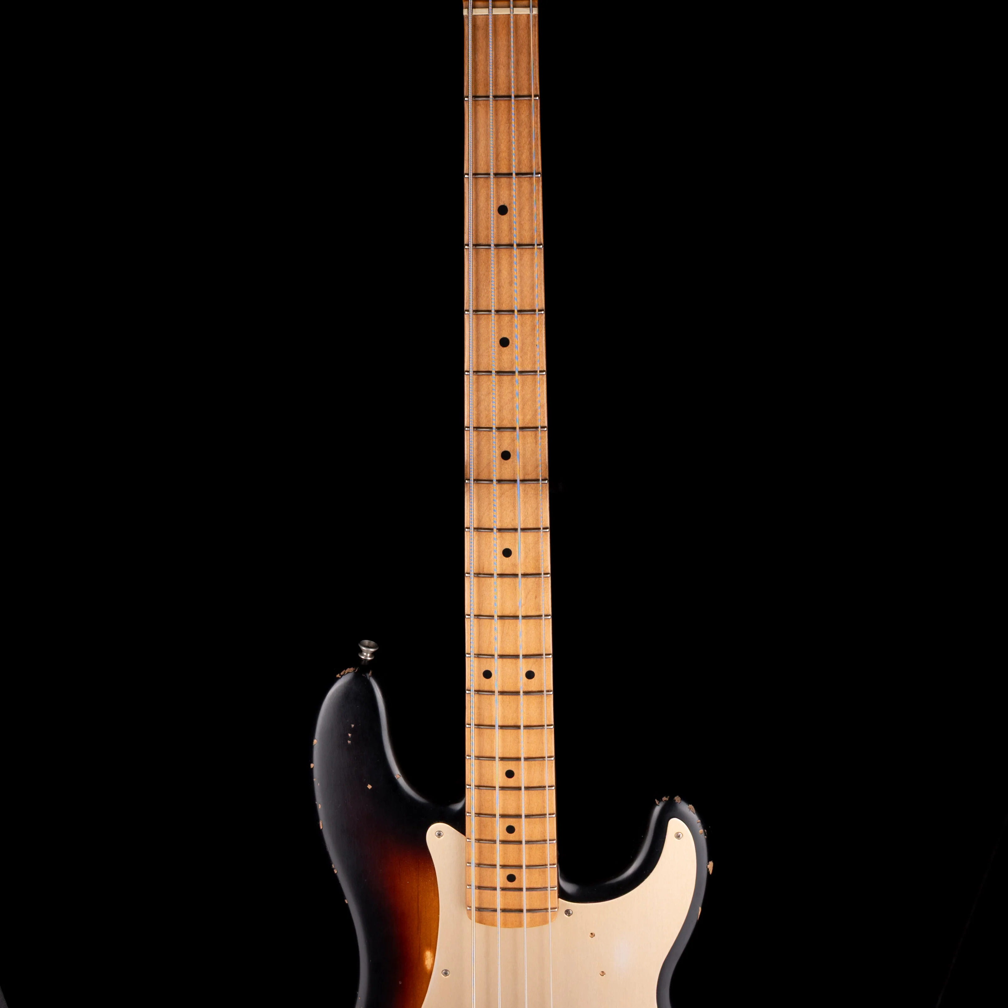 Used 2009 Fender Road Worn 50's Precision Bass 2-Tone Sunburst - Image 7