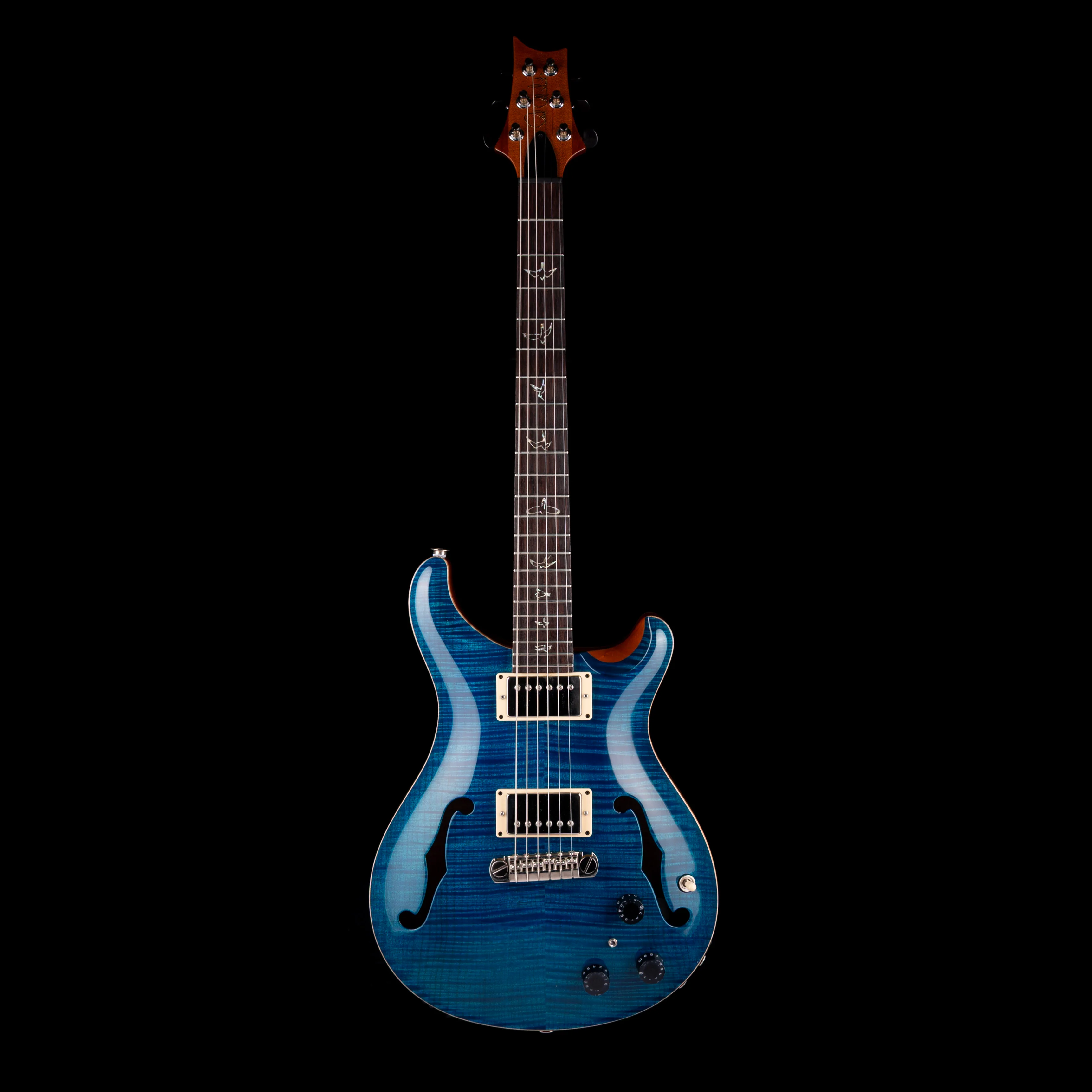 Used 2009 PRS Core Hollowbody II Blue Matteo with OHSC - Image 2