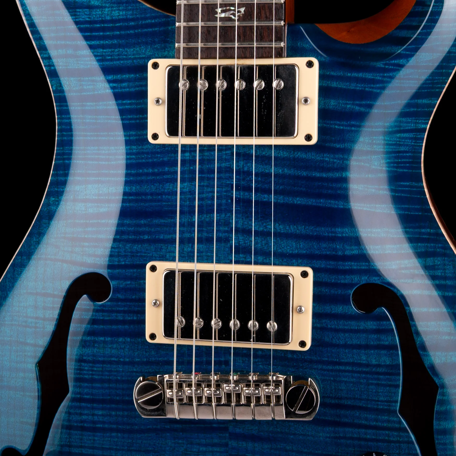 Used 2009 PRS Core Hollowbody II Blue Matteo with OHSC - Image 4