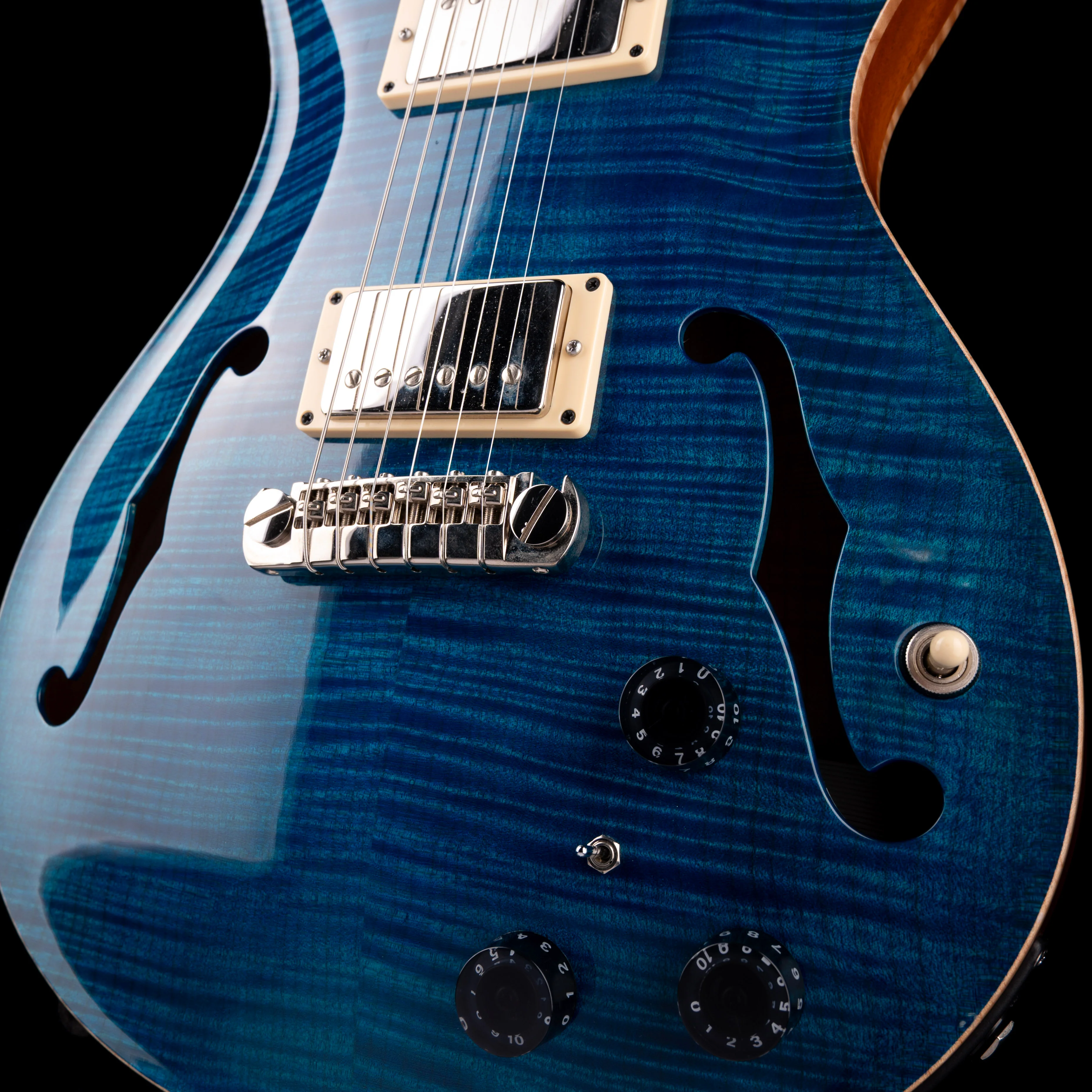 Used 2009 PRS Core Hollowbody II Blue Matteo with OHSC - Image 5
