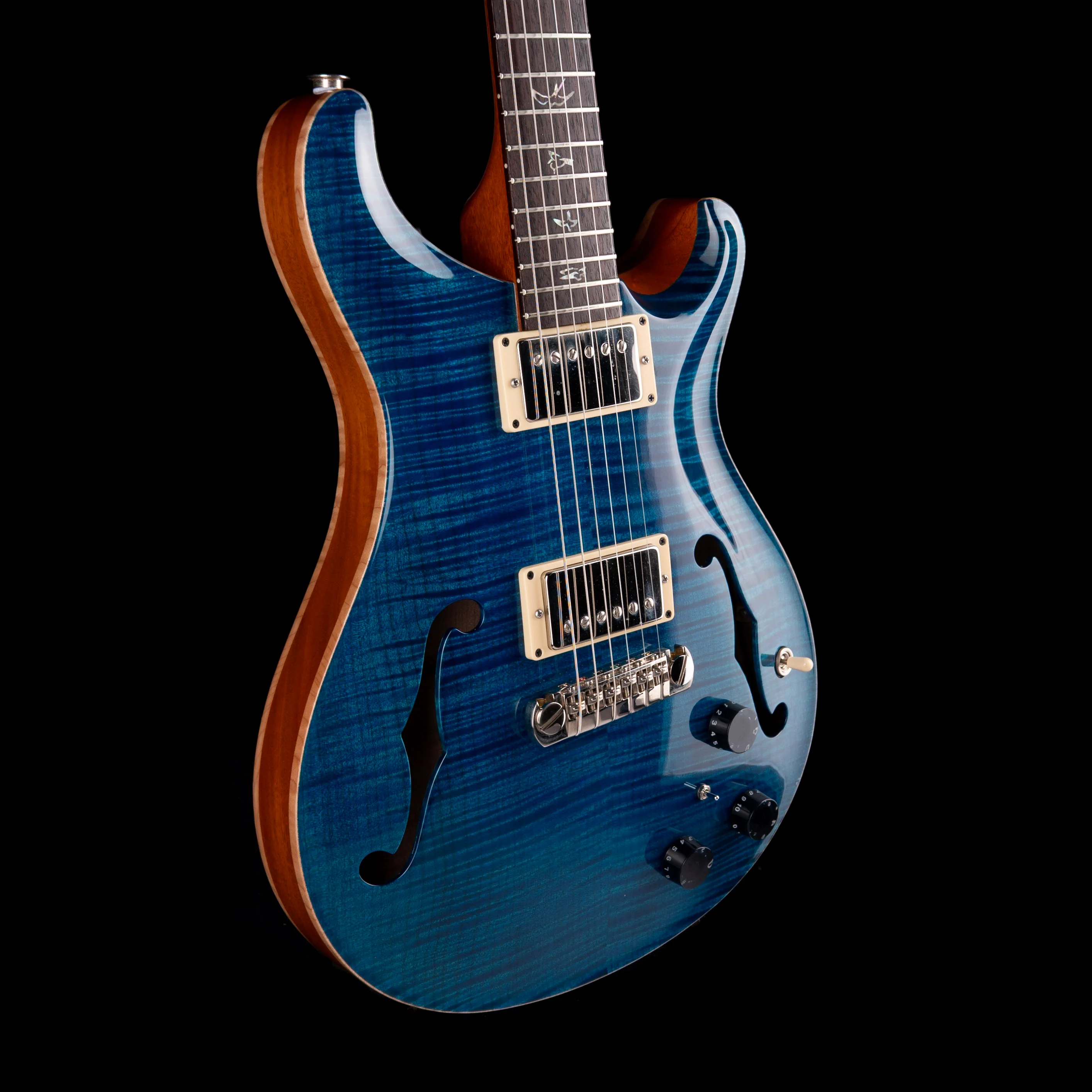 Used 2009 PRS Core Hollowbody II Blue Matteo with OHSC - Image 6