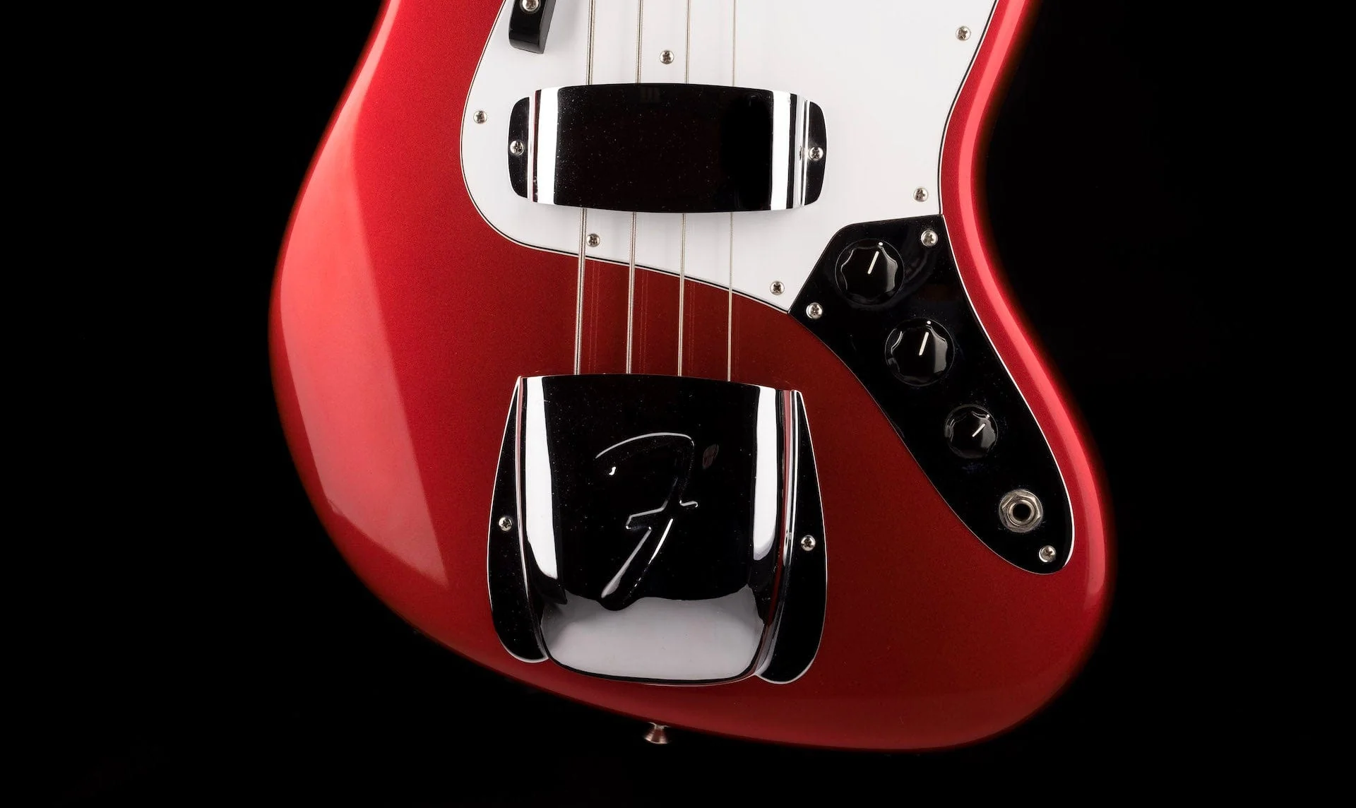 Used 2010 Fender 50th Anniversary Jazz Bass Candy Apple Red with OHSC - Image 5