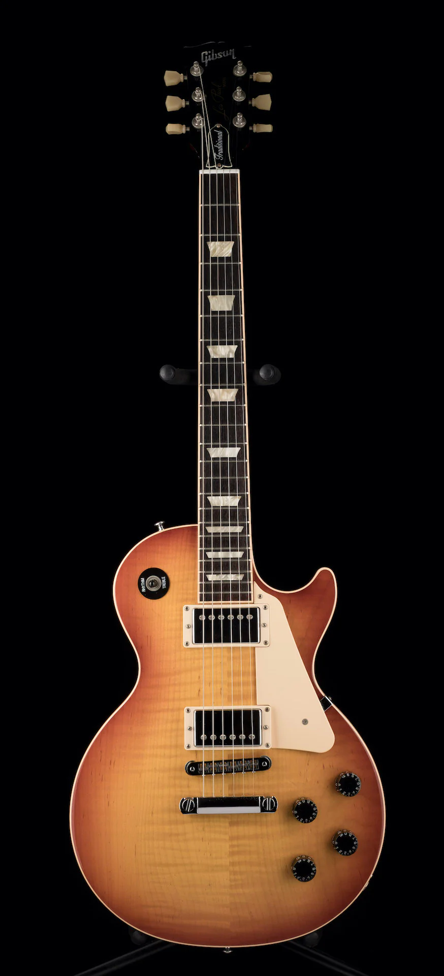 Used 2010 Gibson Les Paul Traditional Iced Tea Burst with OHSC - Image 2
