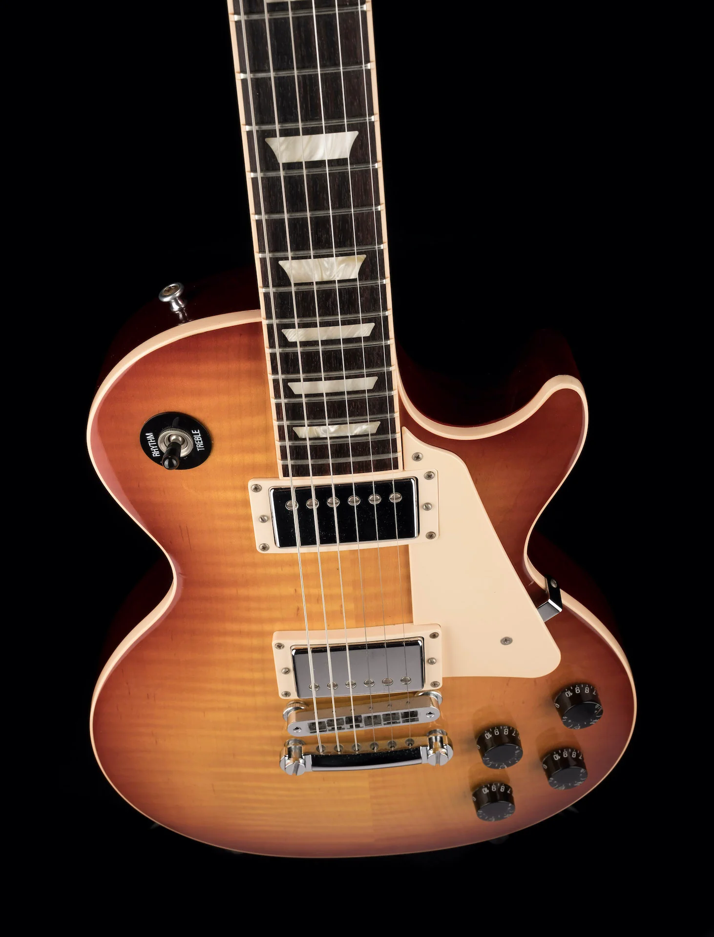 Used 2010 Gibson Les Paul Traditional Iced Tea Burst with OHSC - Image 4