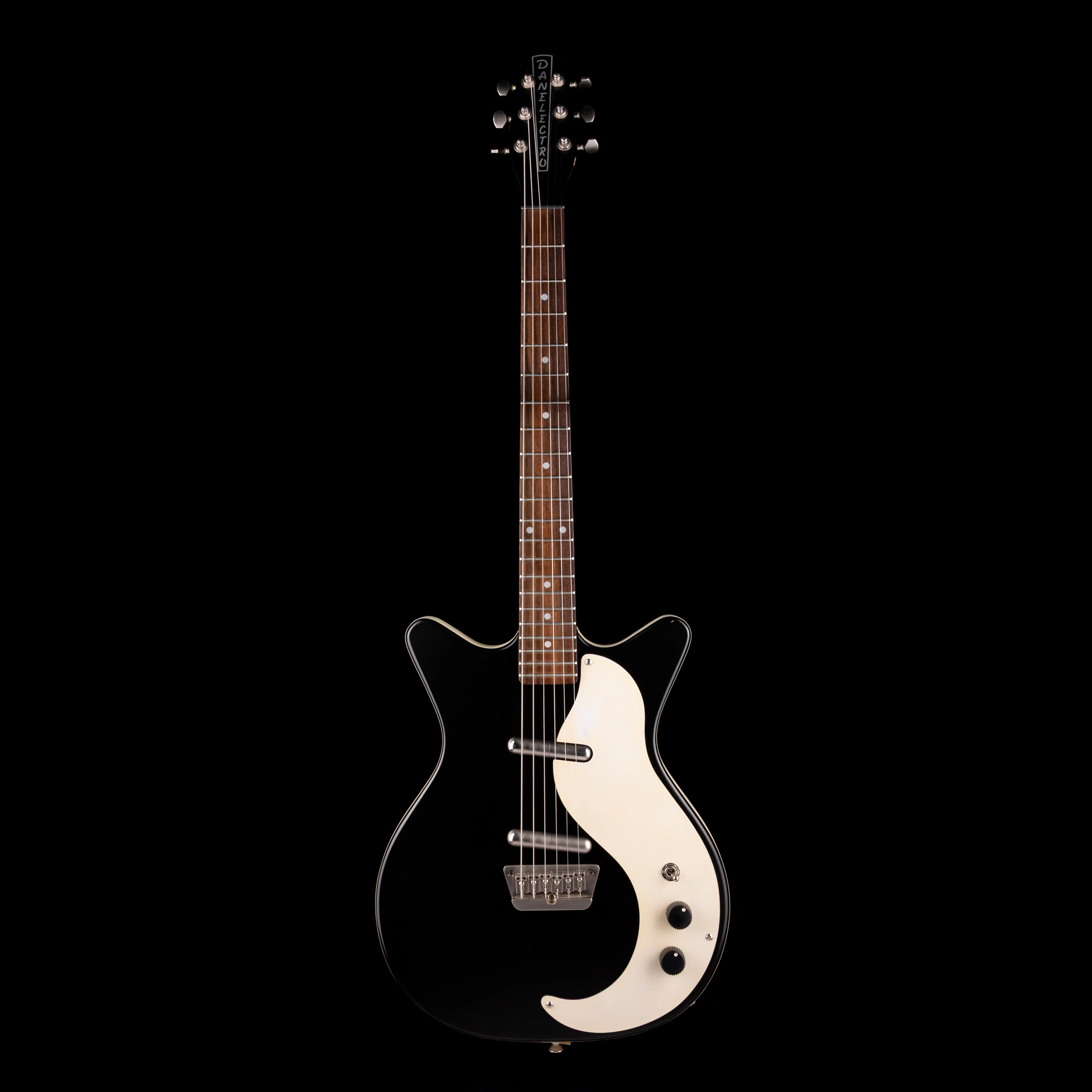 Used 2011 Danelectro DC-59 Matte Black With HSC - Image 2