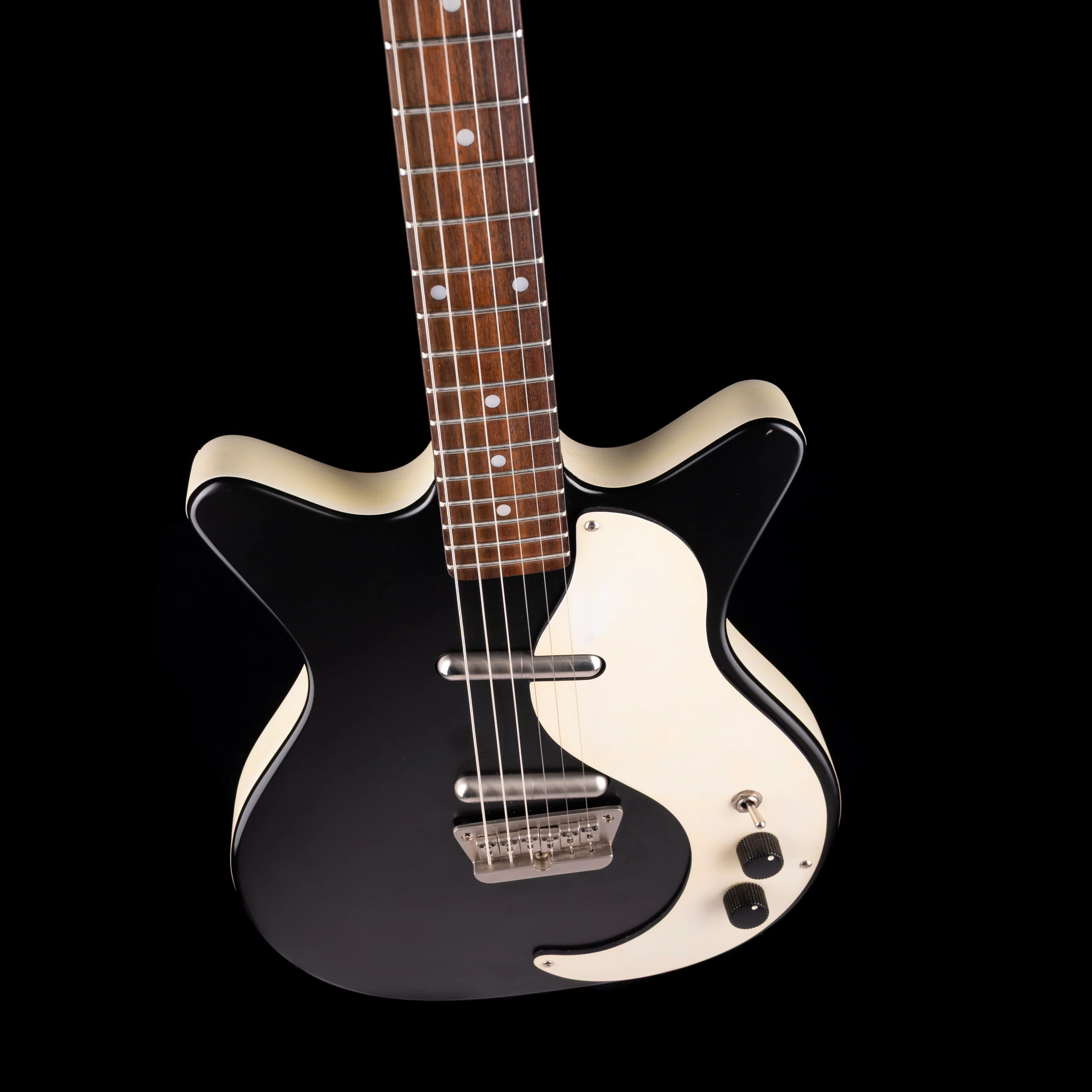 Used 2011 Danelectro DC-59 Matte Black With HSC - Image 3