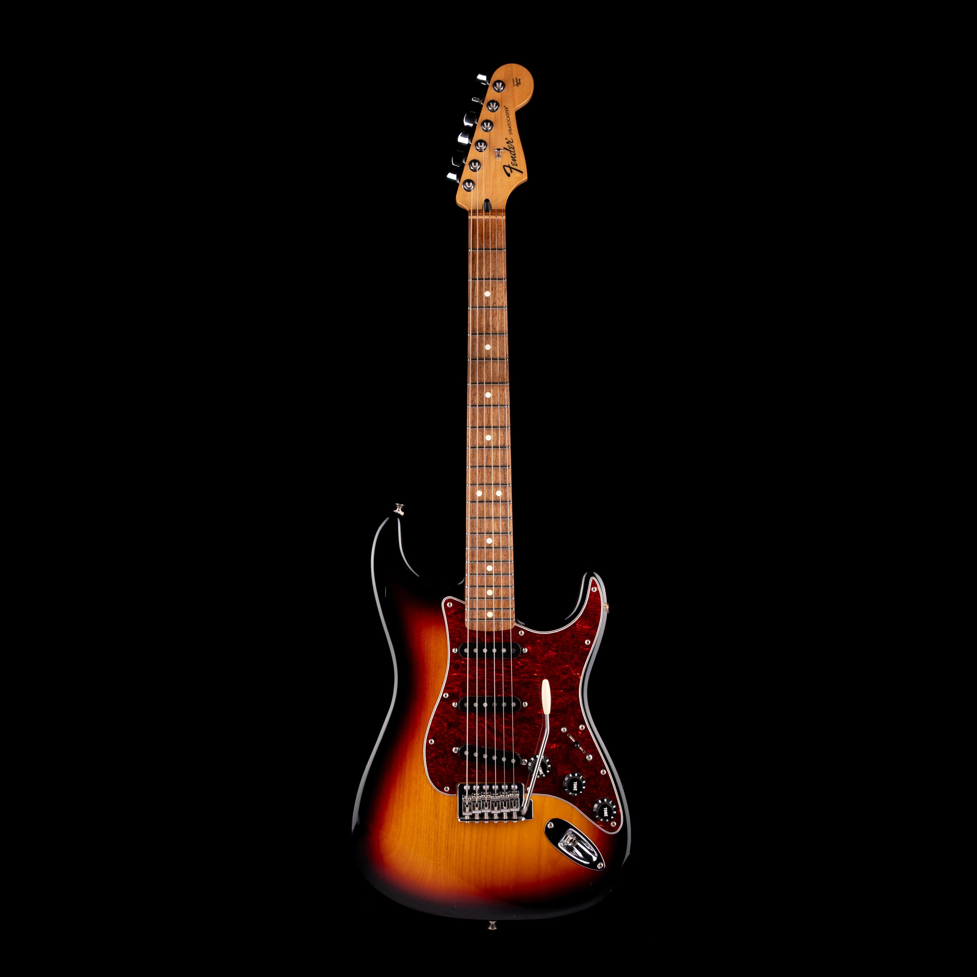 Used 2011 Fender Standard Stratocaster 3-Tone Sunburst with Case - Image 2