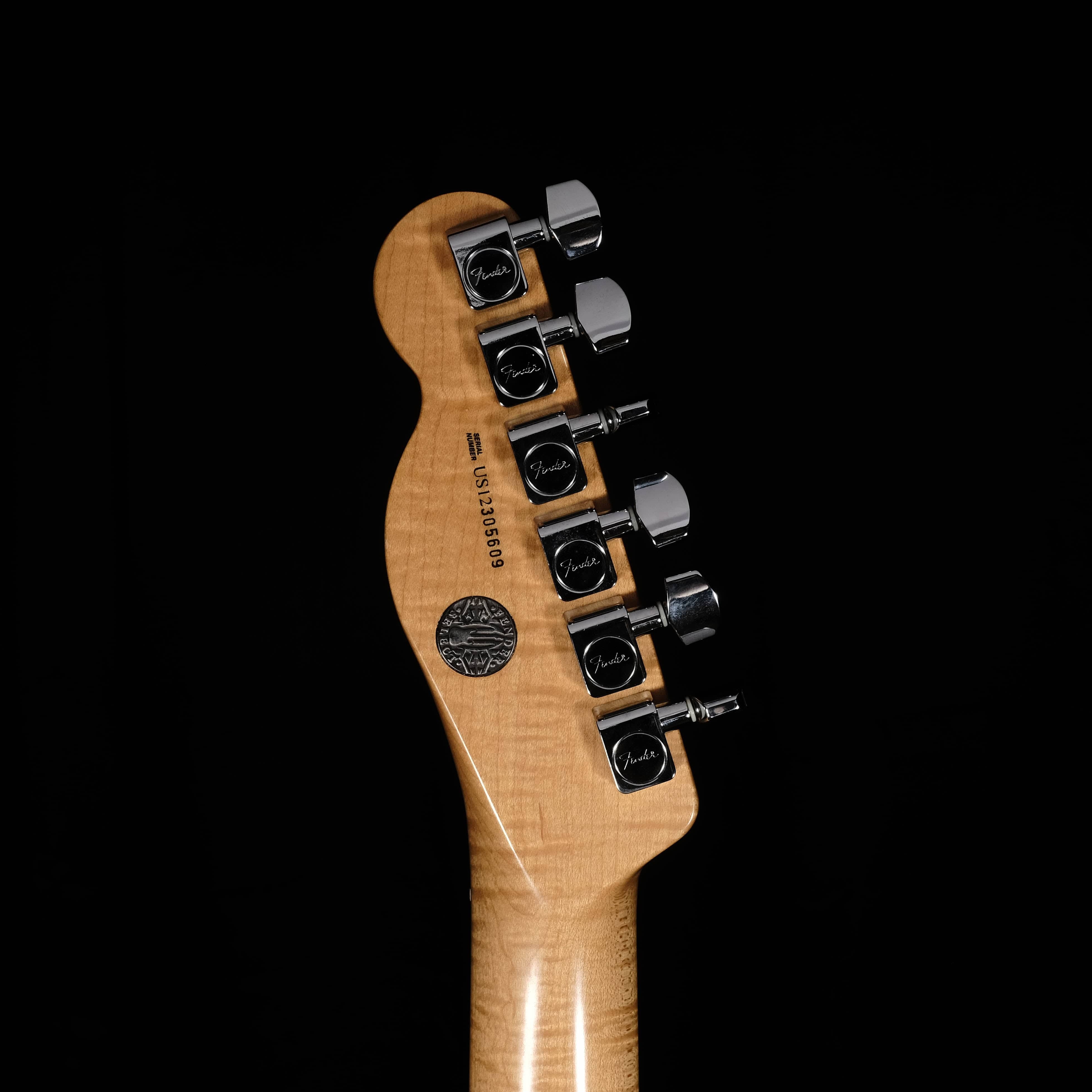 Used '12 Fender American Design Experience Select Telecaster Thinline Greenburst OHSC - Image 10