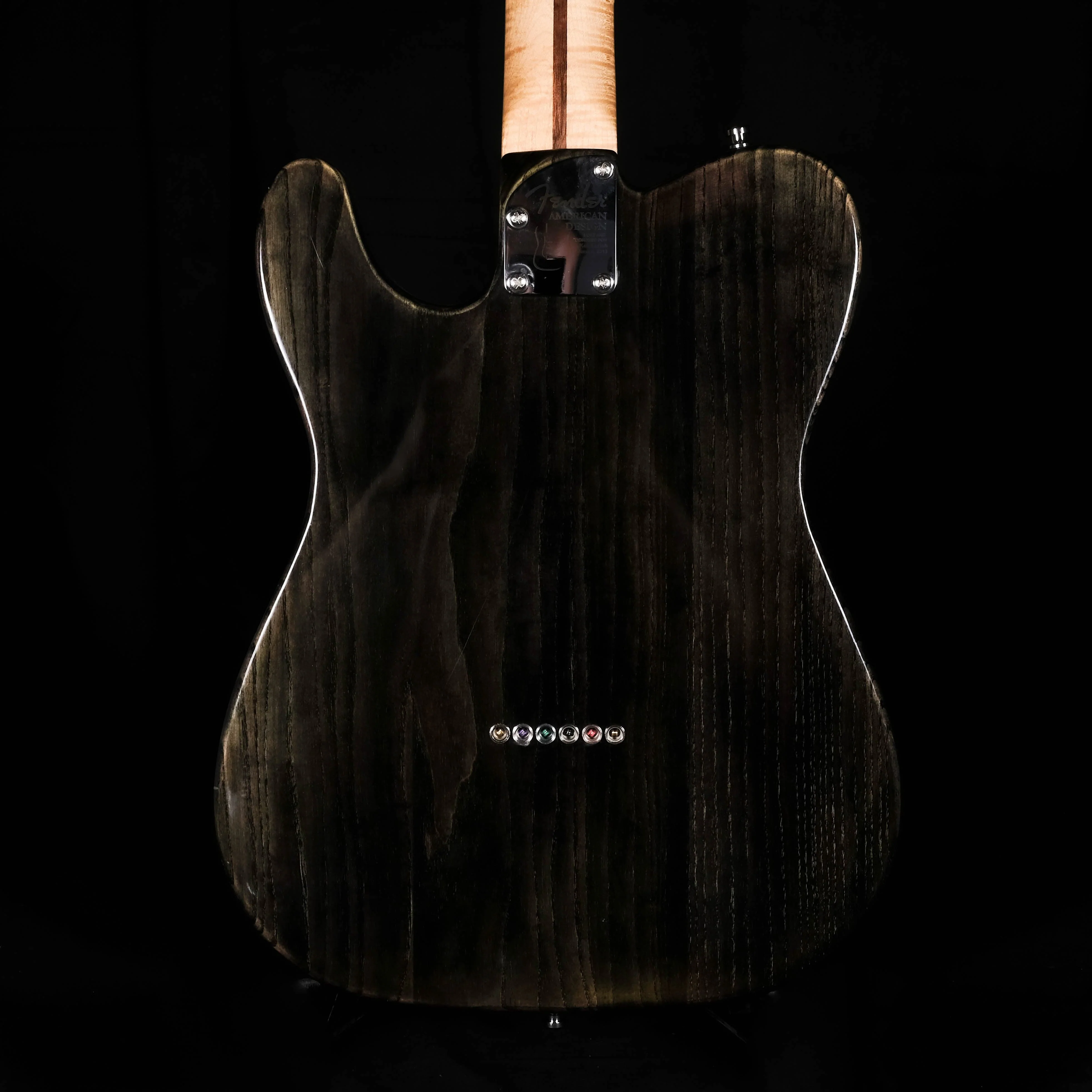 Used '12 Fender American Design Experience Select Telecaster Thinline Greenburst OHSC - Image 8