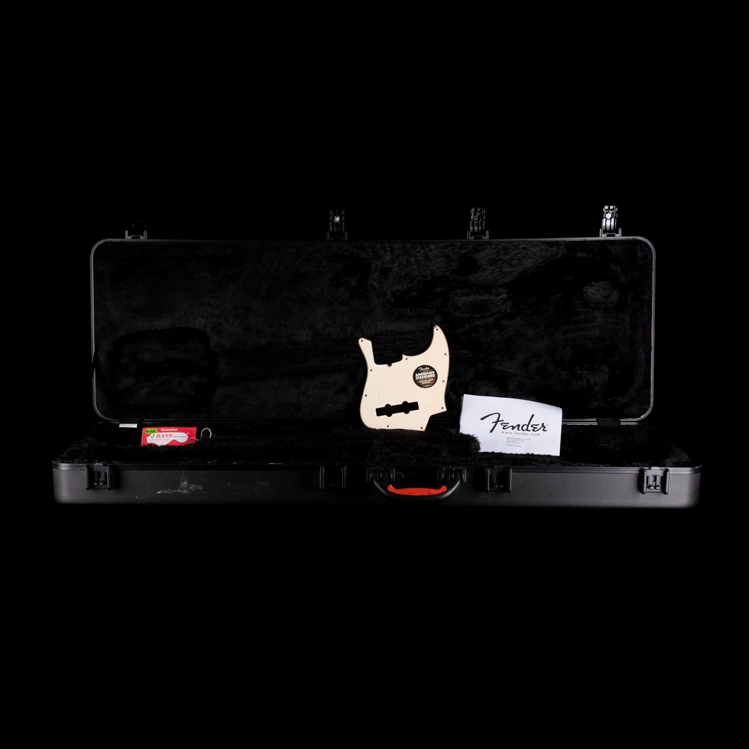 Used 2013 Fender American Standard Jazz Bass Black with OHSC - Image 14