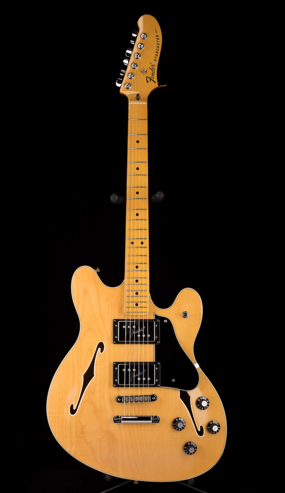 Used 2013 Limited Edition Fender Modern Player Starcaster Natural With Gig Bag - Image 2