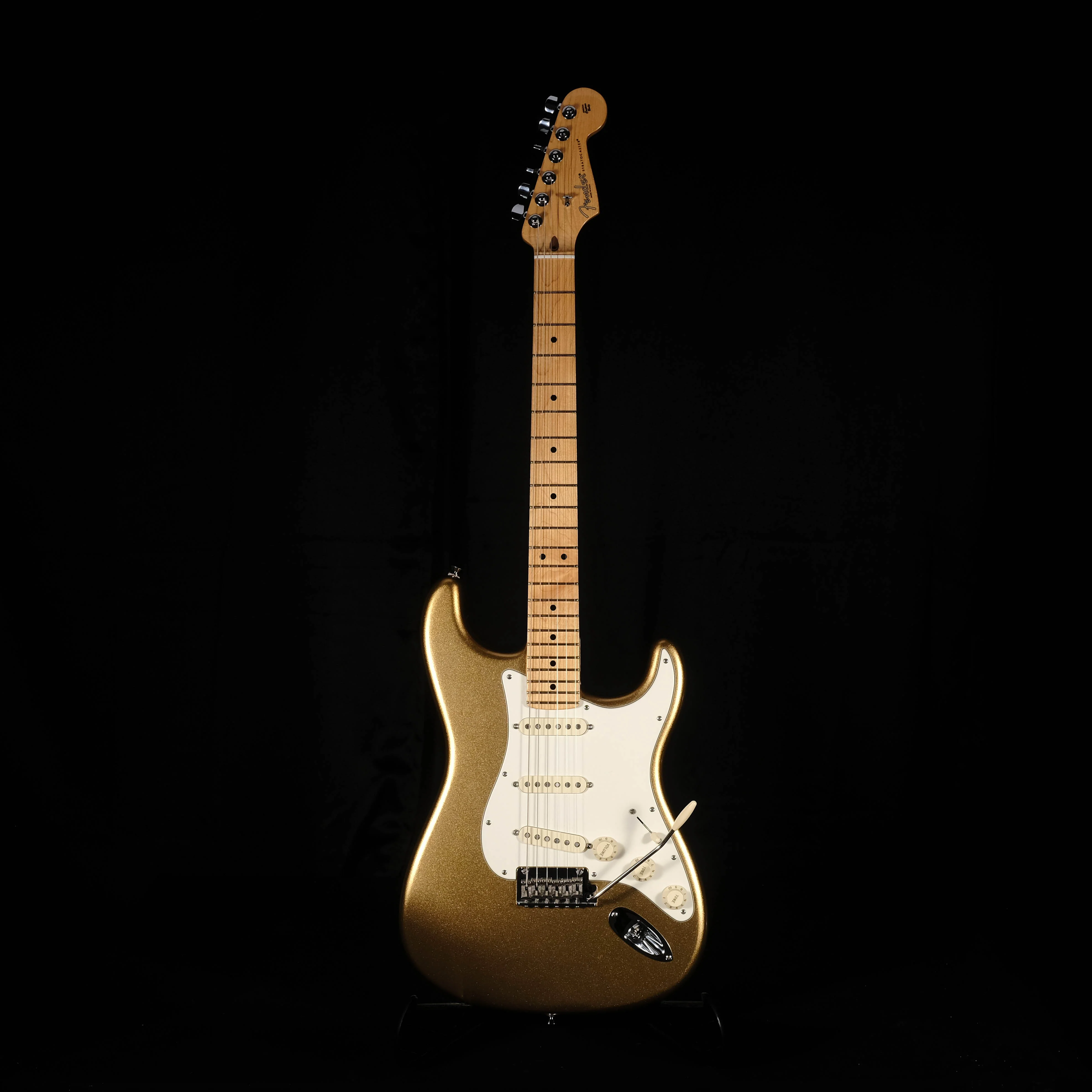 Used '14 Fender FSR Limited Edition Mystic Aztec Gold Stratocaster With OHSC - Image 2
