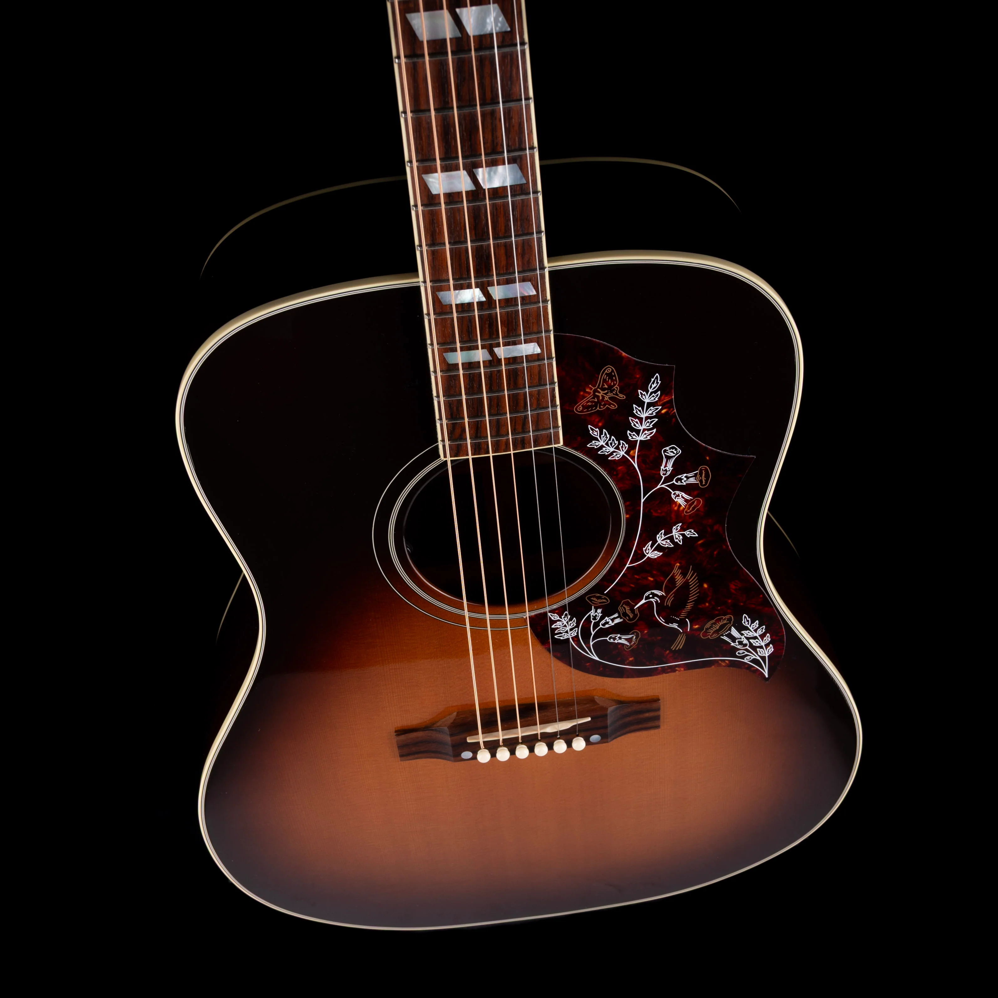 Used 2014 Gibson Hummingbird Pro Studio Sunburst Acoustic Electric Guitar with OHSC - Image 3