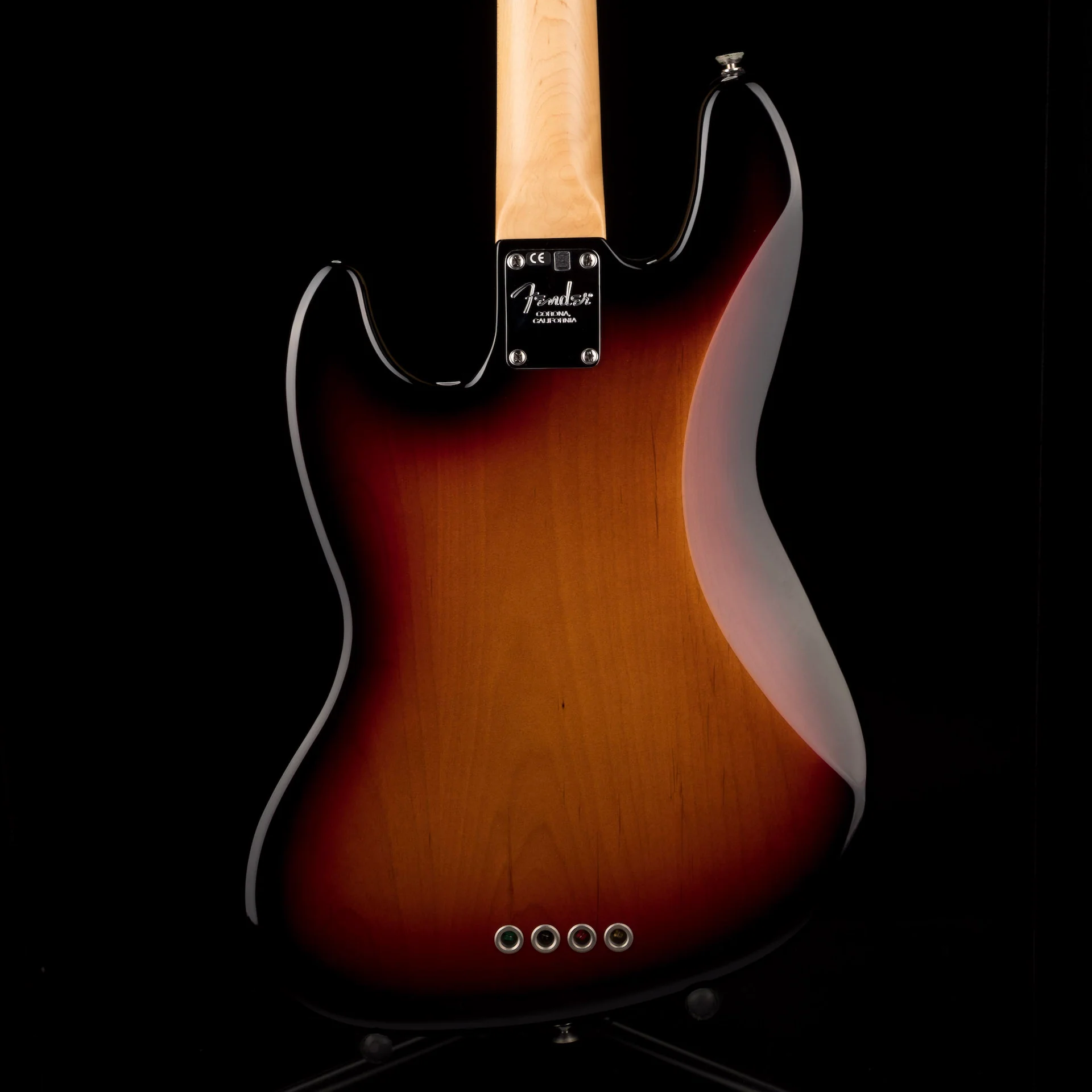 Used 2015 American Standard Jazz Bass Fretless 3-Tone Sunburst with OHSC - Image 11