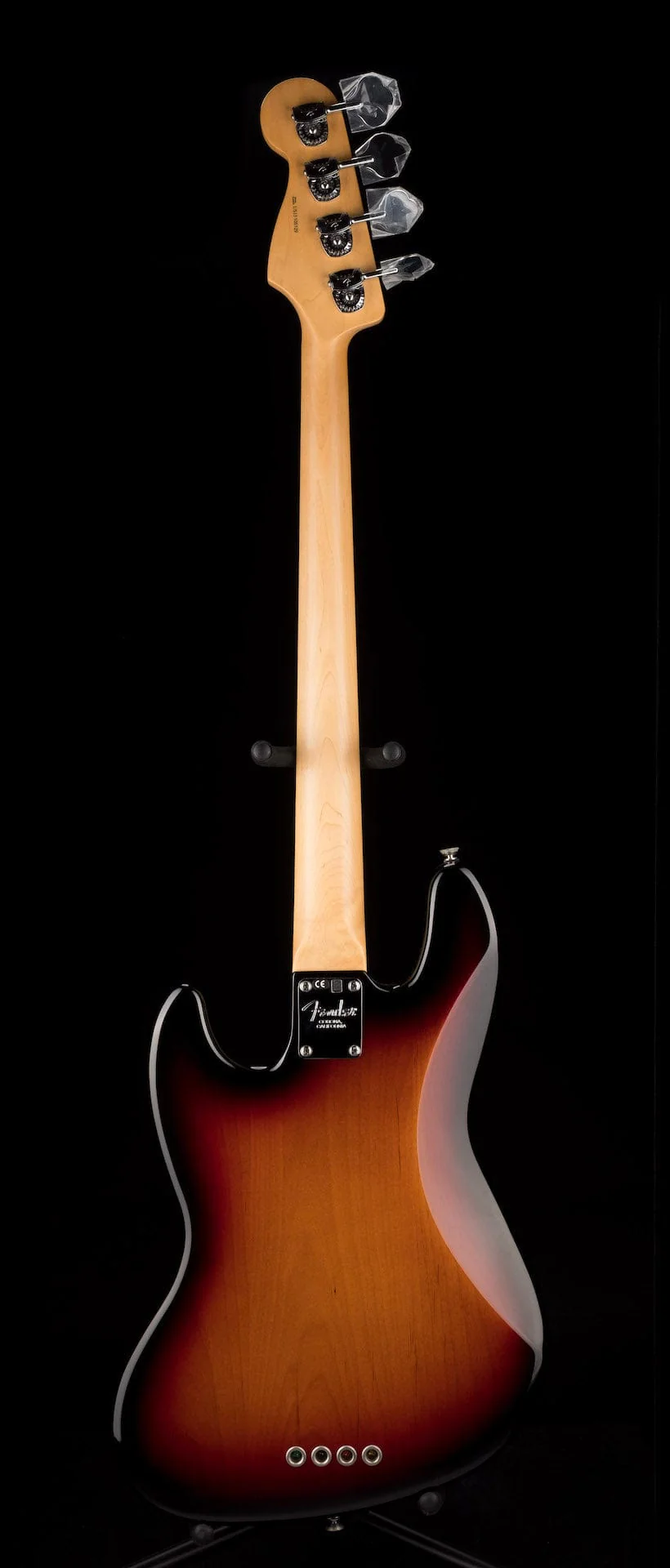 Used 2015 American Standard Jazz Bass Fretless 3-Tone Sunburst with OHSC - Image 12