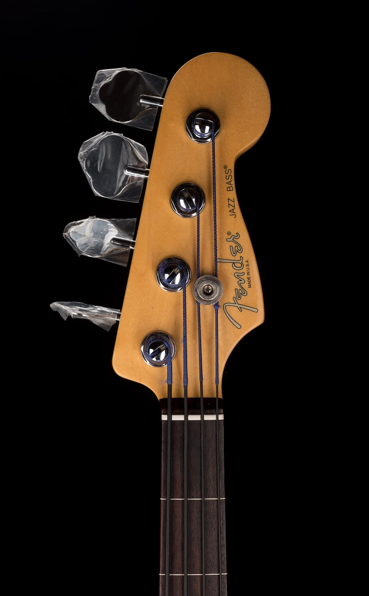 Used 2015 American Standard Jazz Bass Fretless 3-Tone Sunburst with OHSC - Image 15