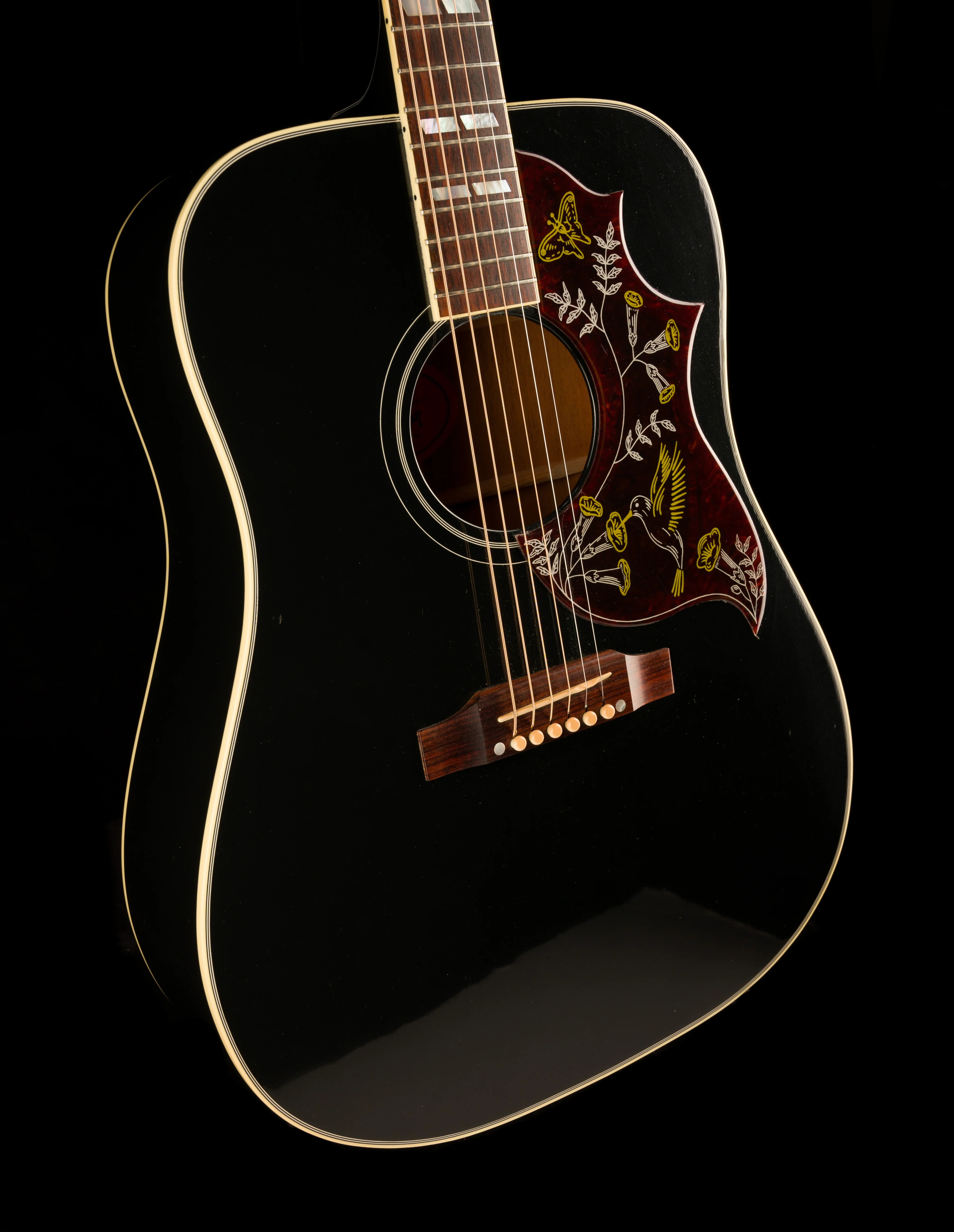 Used 2015 Gibson Custom Shop Hummingbird Ebony with OHSC - Image 9
