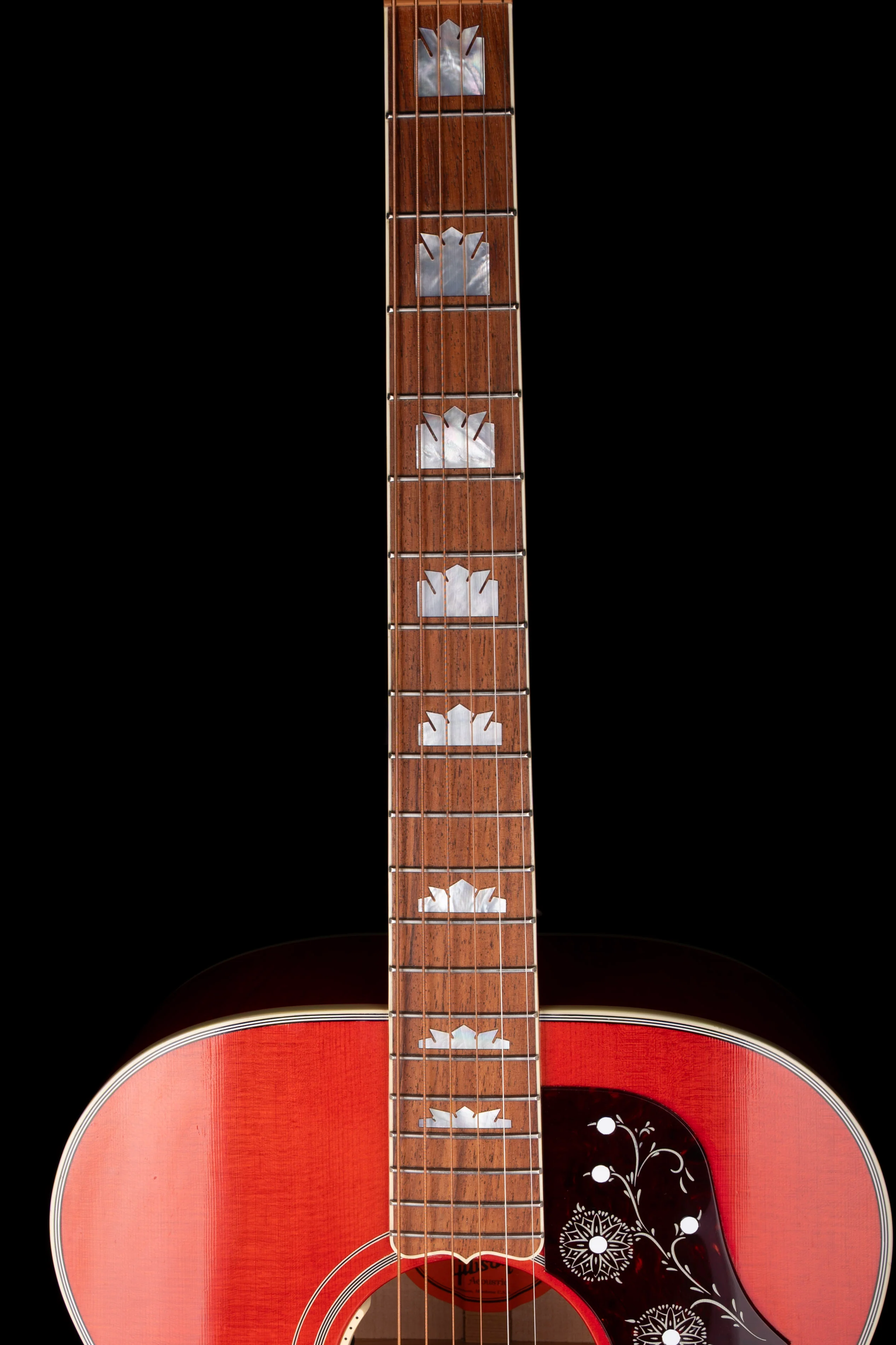 Used 2016 Gibson Custom Shop Limited Edition SJ-200 Trans Cherry 1of50  With case - Image 9