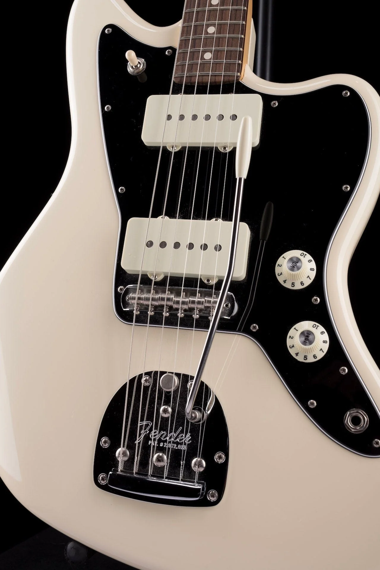 Used 2017 Fender American Professional Jazzmaster Olympic White With OHSC - Image 4