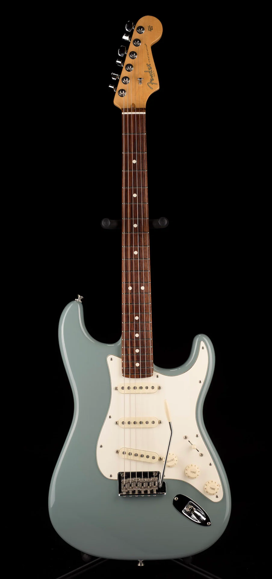 Used 2017 Fender American Professional Stratocaster Sonic Gray With OHSC - Image 2