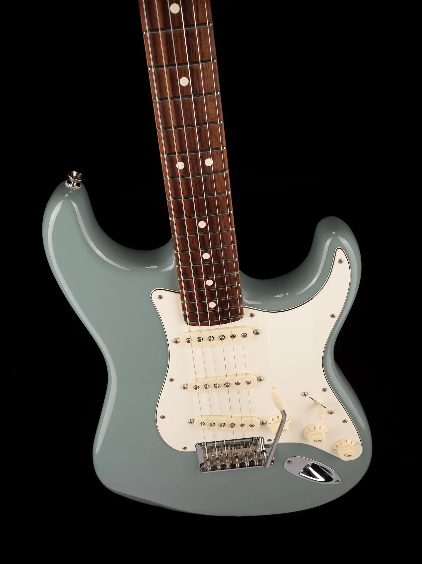 Used 2017 Fender American Professional Stratocaster Sonic Gray With OHSC - Image 4