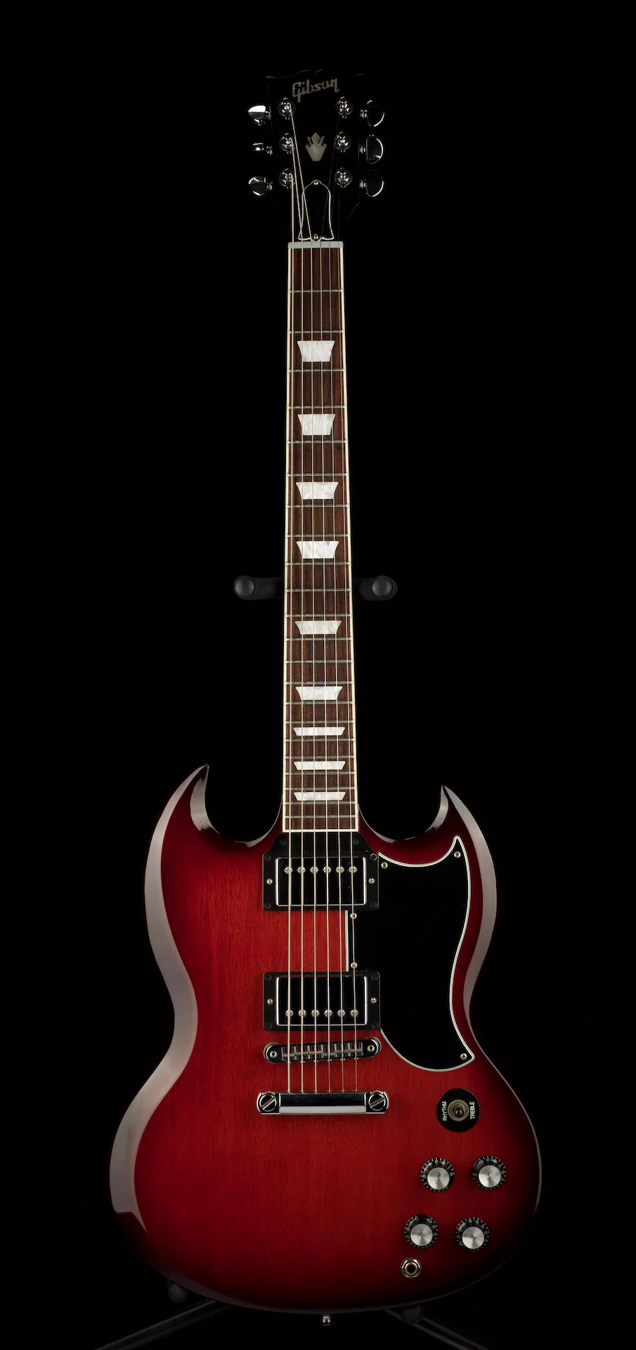 Used 2017 Gibson SG Standard T Dark Cherry Burst with OHSC - Image 2