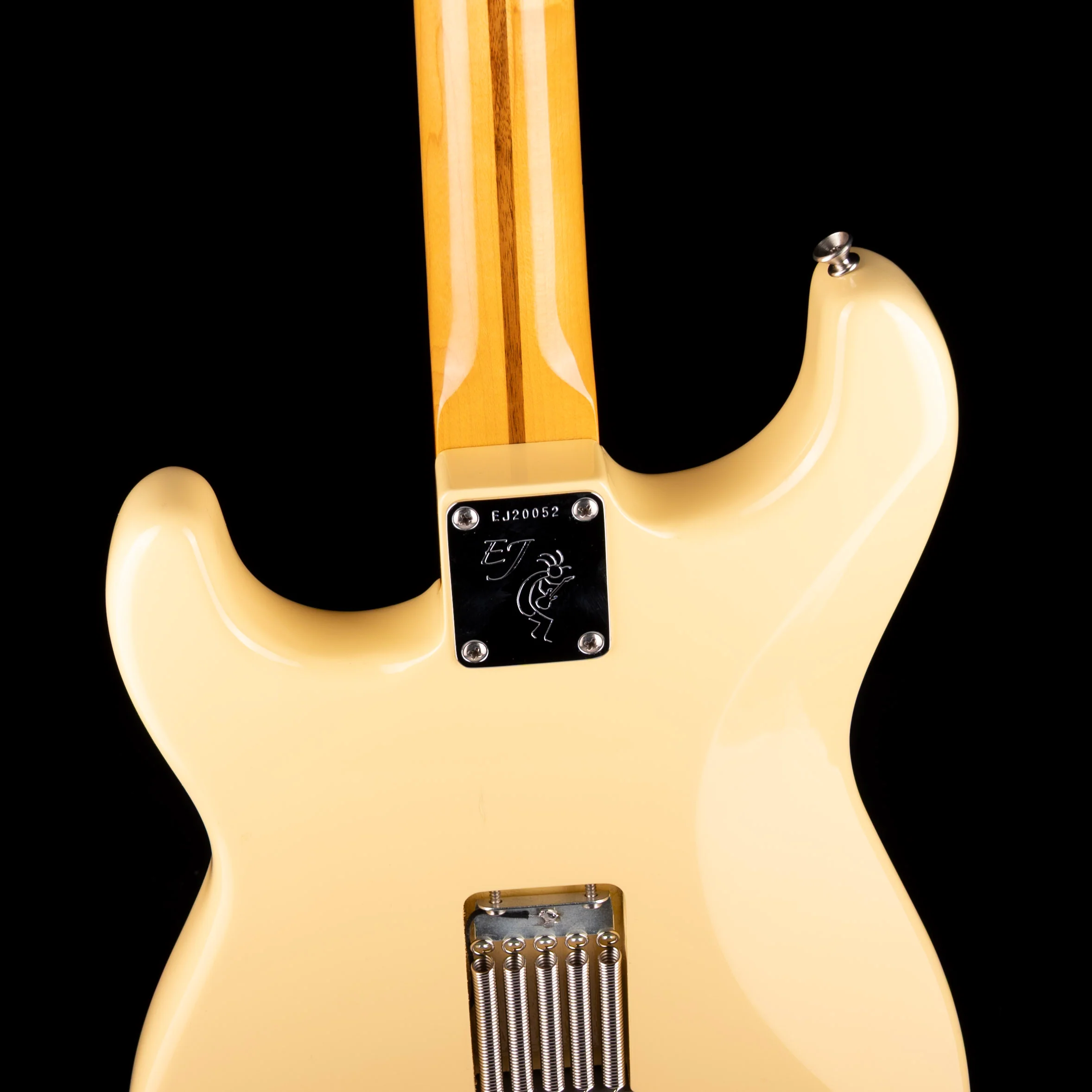 Used 2018 Fender Eric Johnson Thinline Stratocaster Vintage White With Gig Bag - Image 11