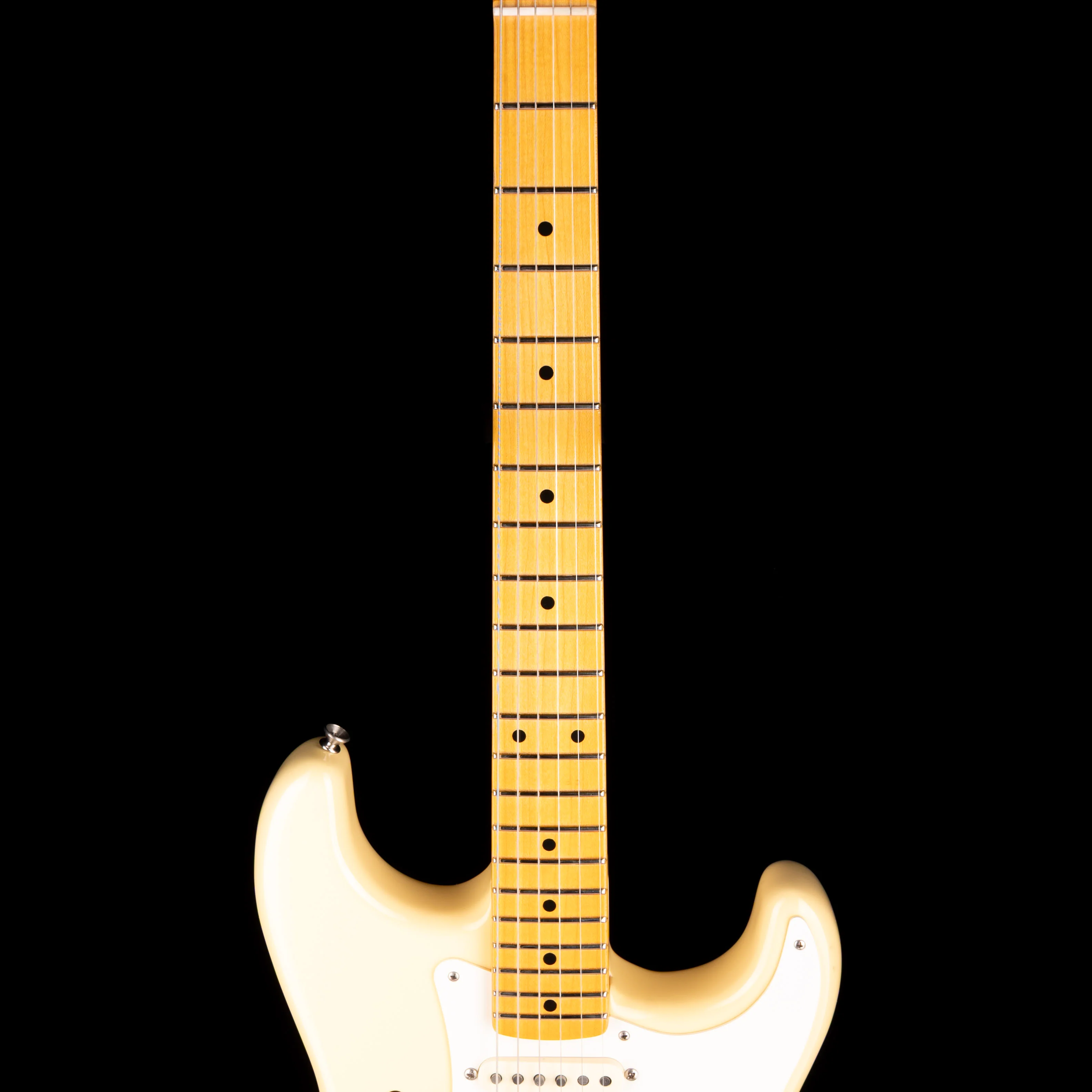 Used 2018 Fender Eric Johnson Thinline Stratocaster Vintage White With Gig Bag - Image 7