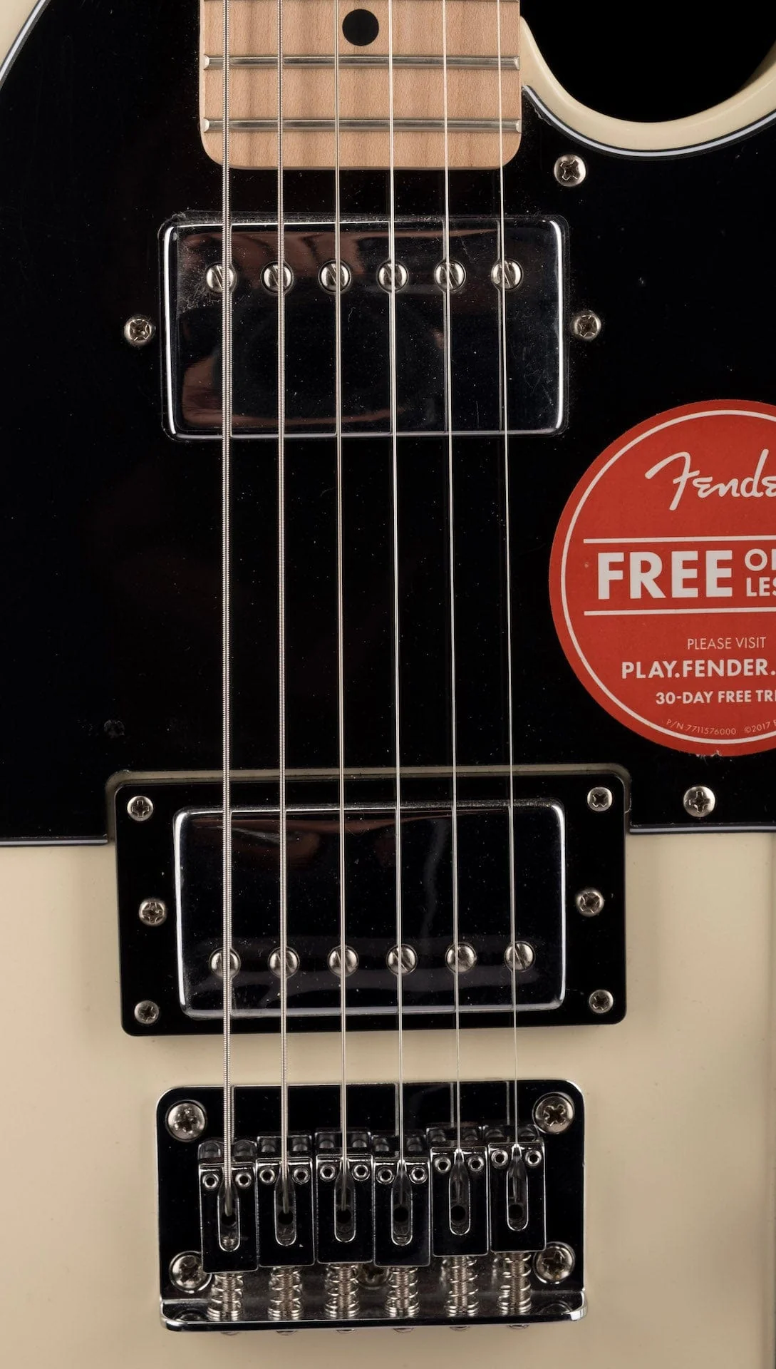 Used 2018 Squier Contemporary Telecaster HH Pearl White Electric Guitar - Image 6