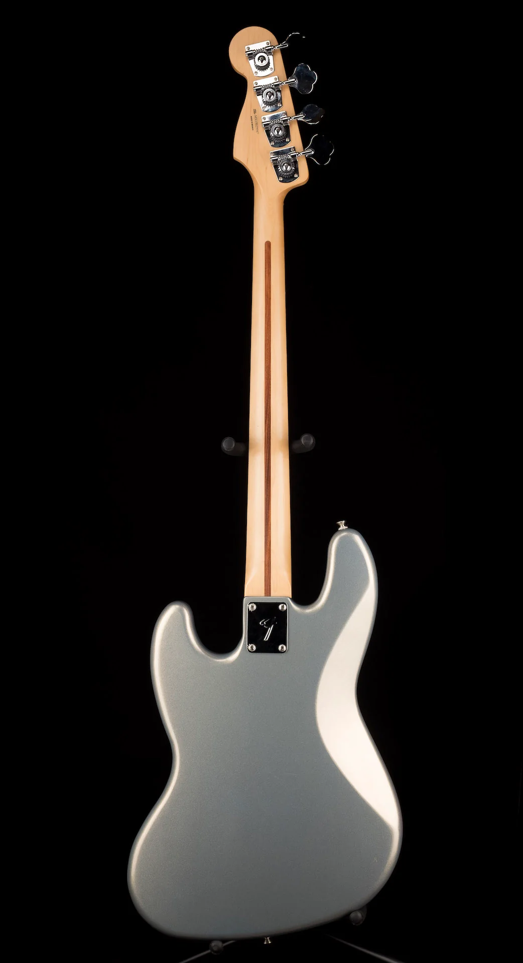 Used 2019 Fender Player Jazz Bass Modded Silver With Gig Bag - Image 12