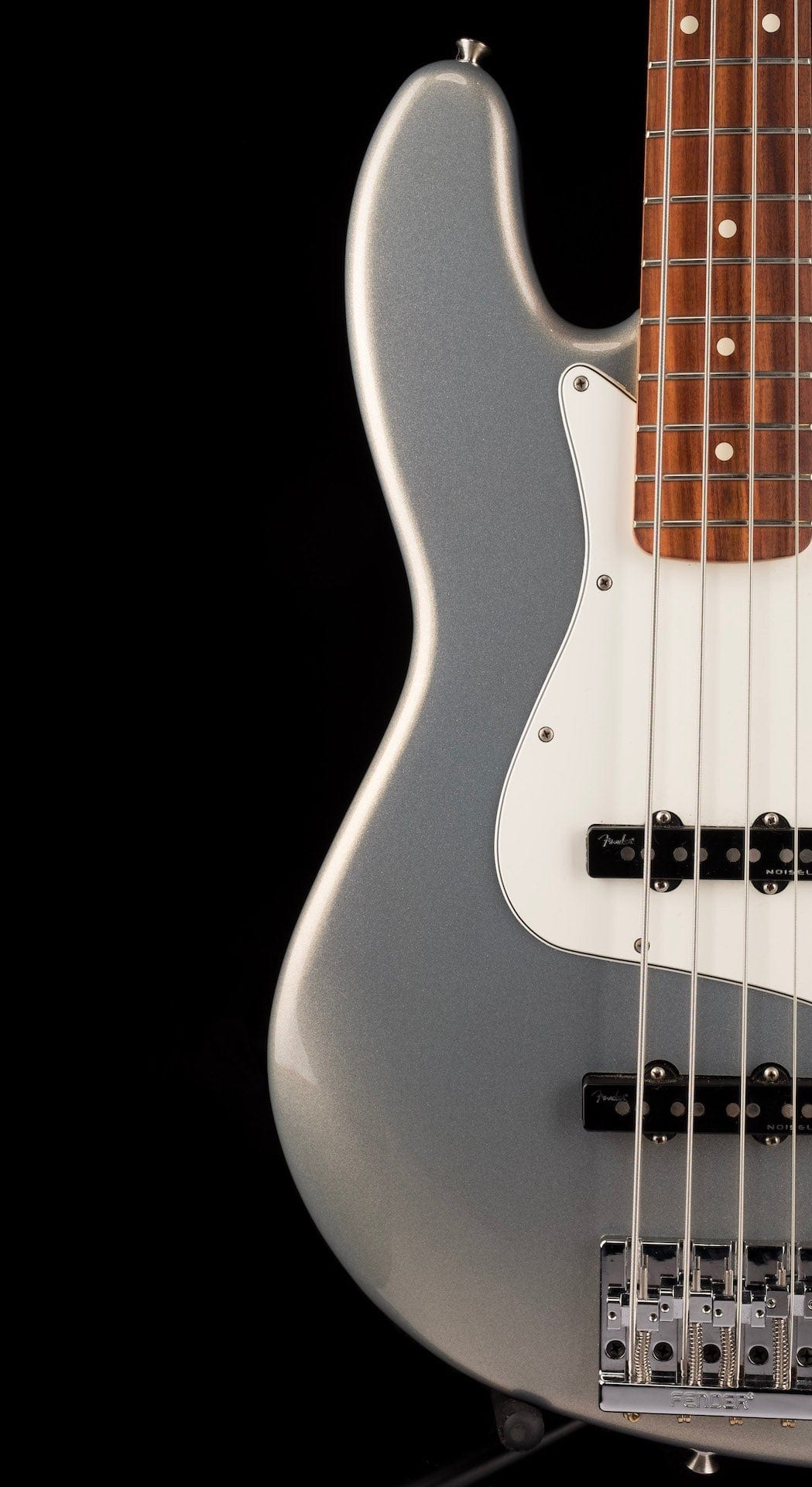 Used 2019 Fender Player Jazz Bass Modded Silver With Gig Bag - Image 7