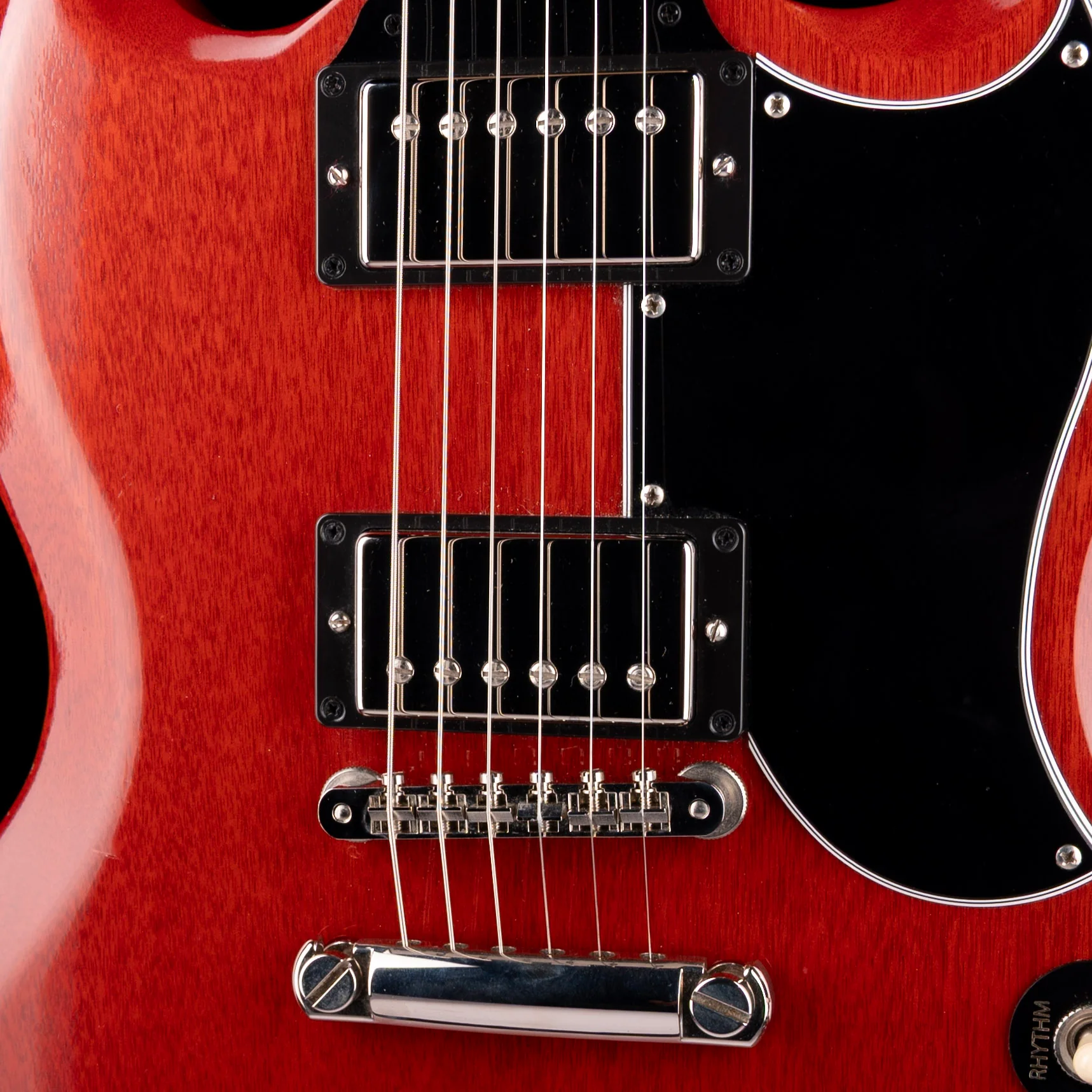 Used 2019 Gibson SG Standard '61 Stop Bar Vintage Cherry With OHSC - Serial # 132390134 - Image 6