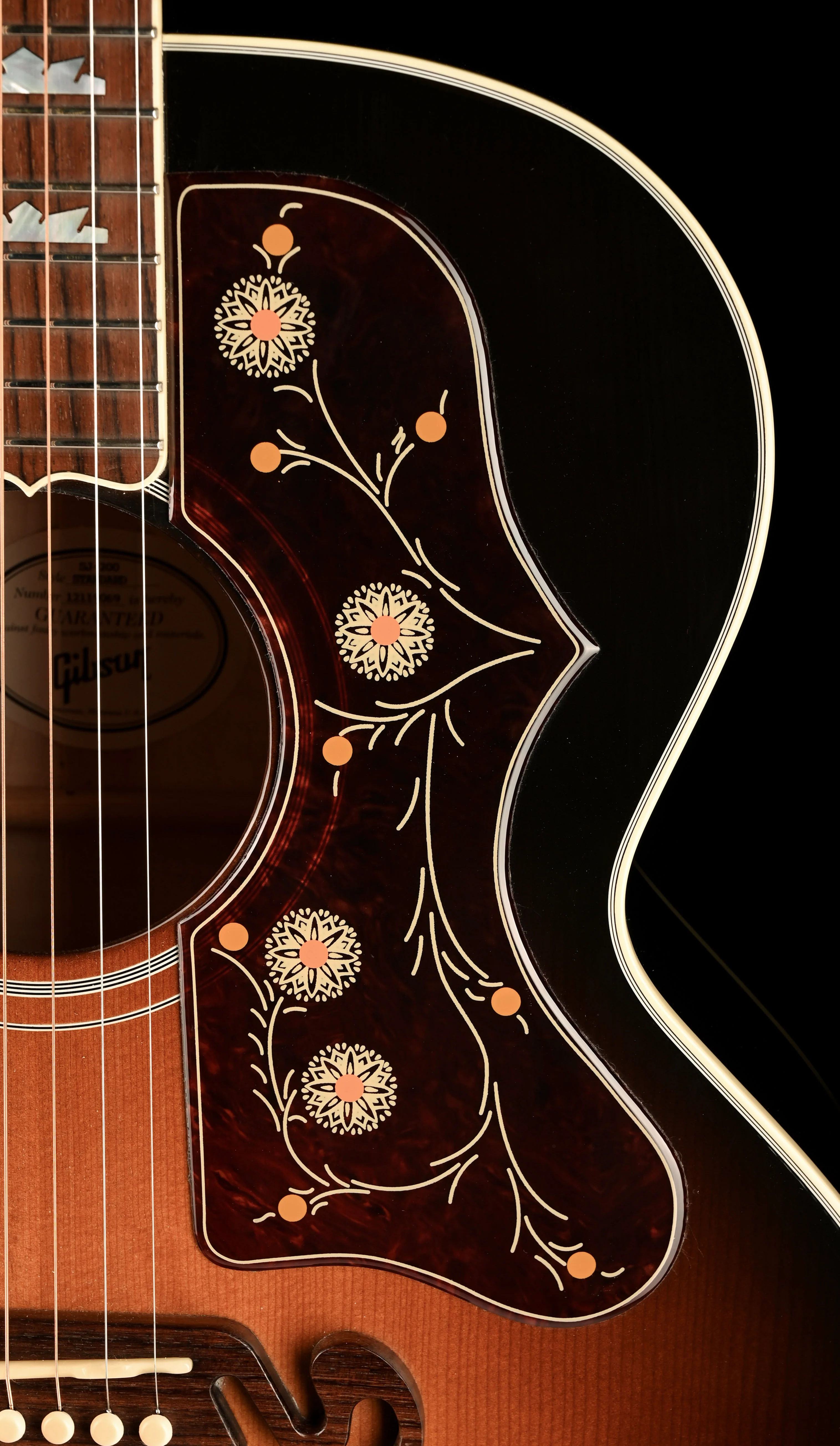 Used 2019 Gibson SJ-200 Standard Vintage Sunburst Acoustic Guitar with OHSC - Image 7