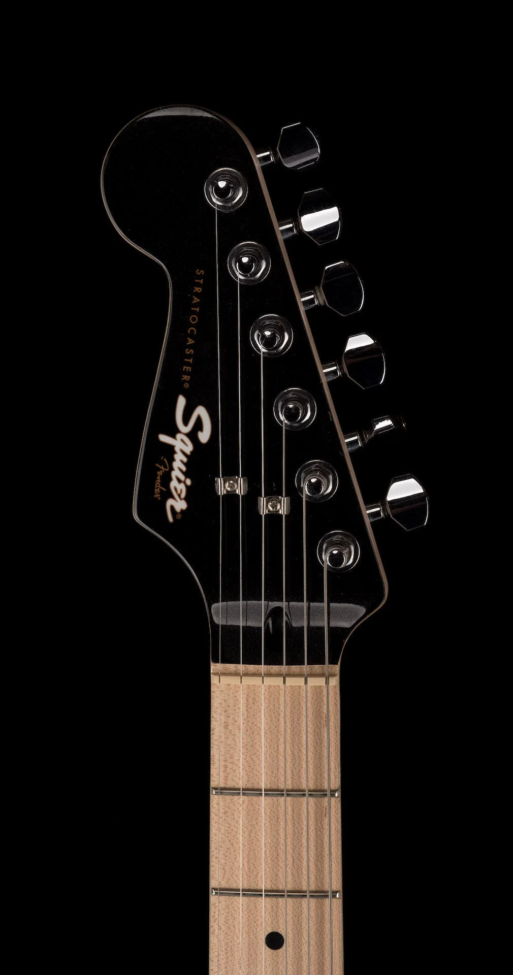 Used 2019 Squier Contemporary Stratocaster HH Left-Handed Black Metallic Electric Guitar - Image 14