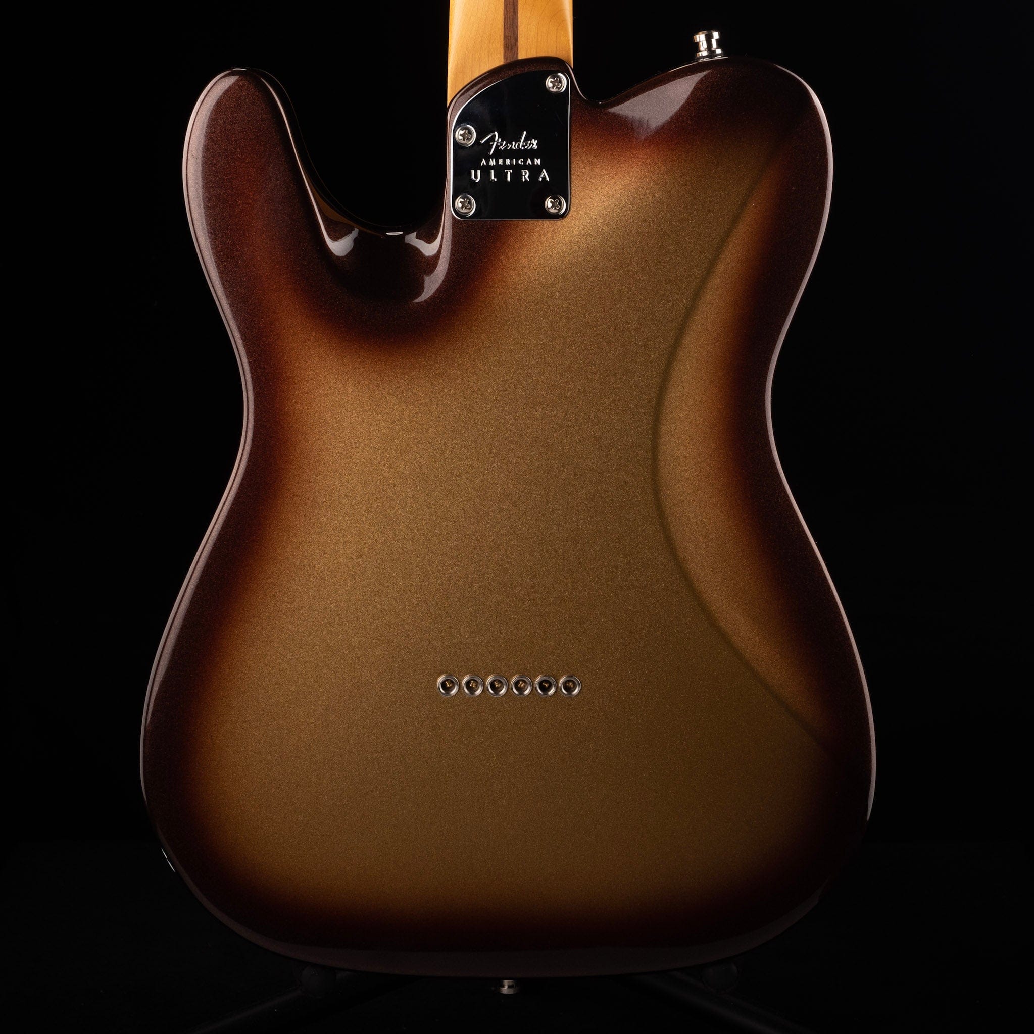 Used 2020 Fender American Ultra Telecaster Mochaburst with OHSC - Image 2
