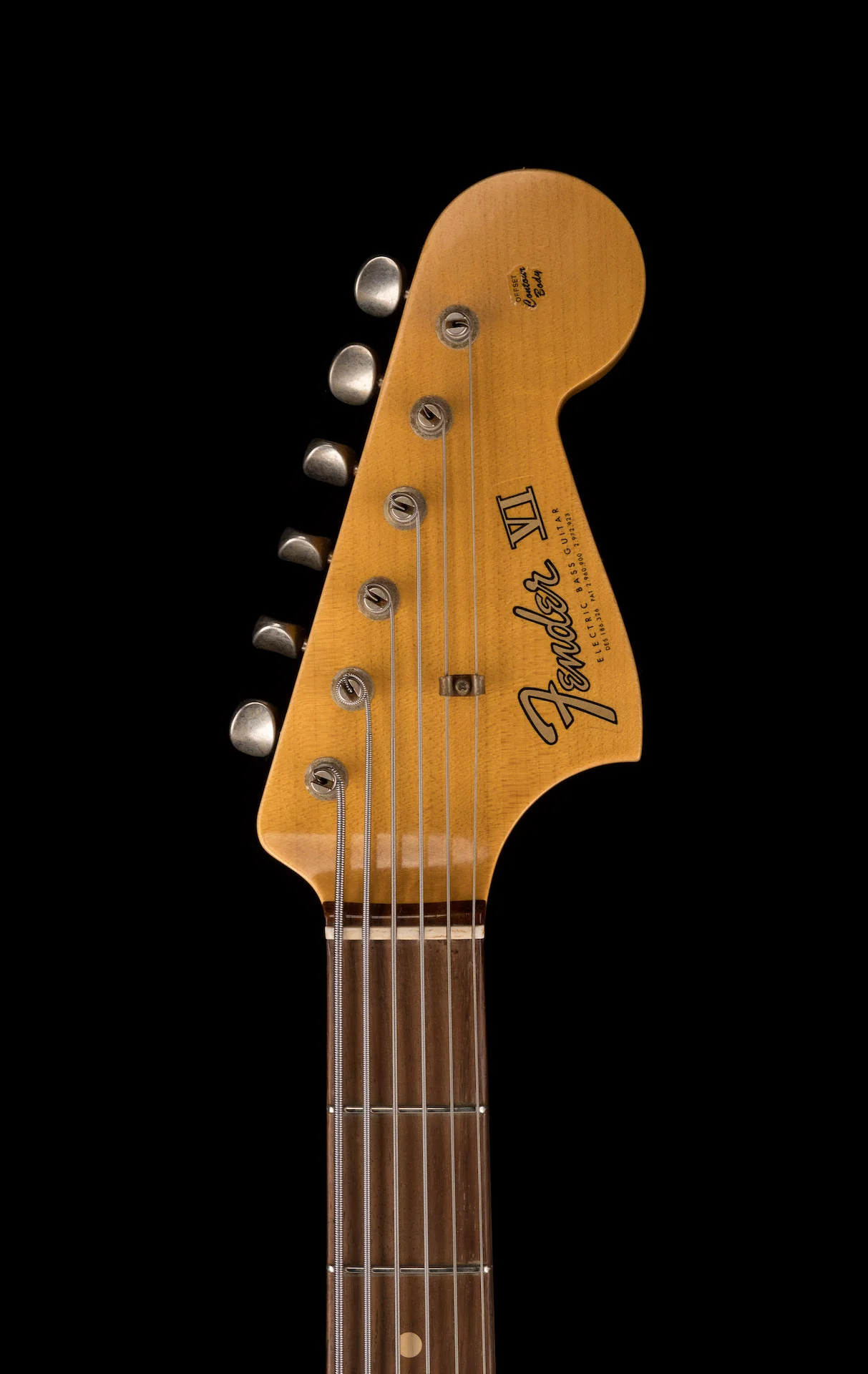 Used '20 Fender Custom Shop Bass VI Journeyman Relic Aged Olympic White w/ OHSC - Image 14