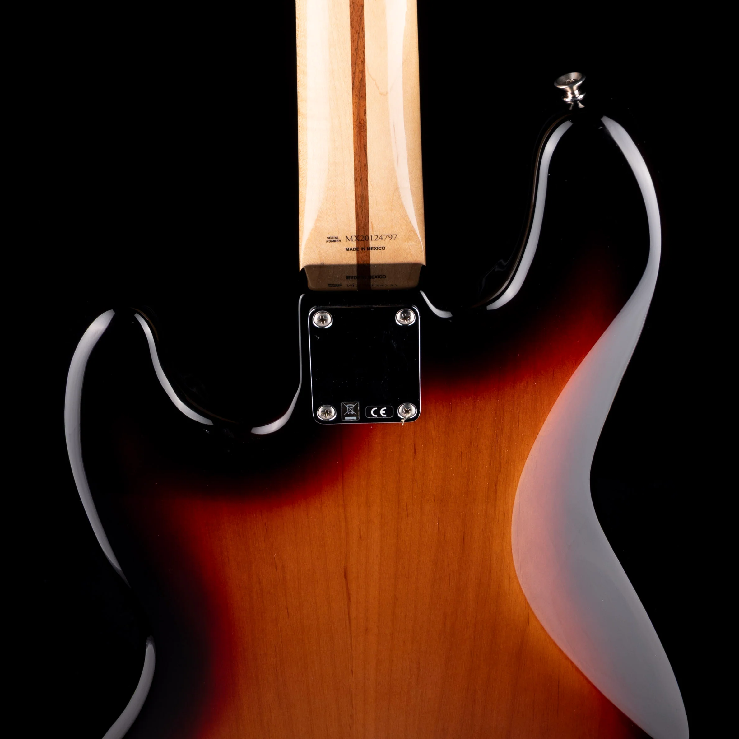 Used 2020 Fender MIM Geddy Lee Jazz Bass 3-Tone Sunburst With Gig Bag - Image 10