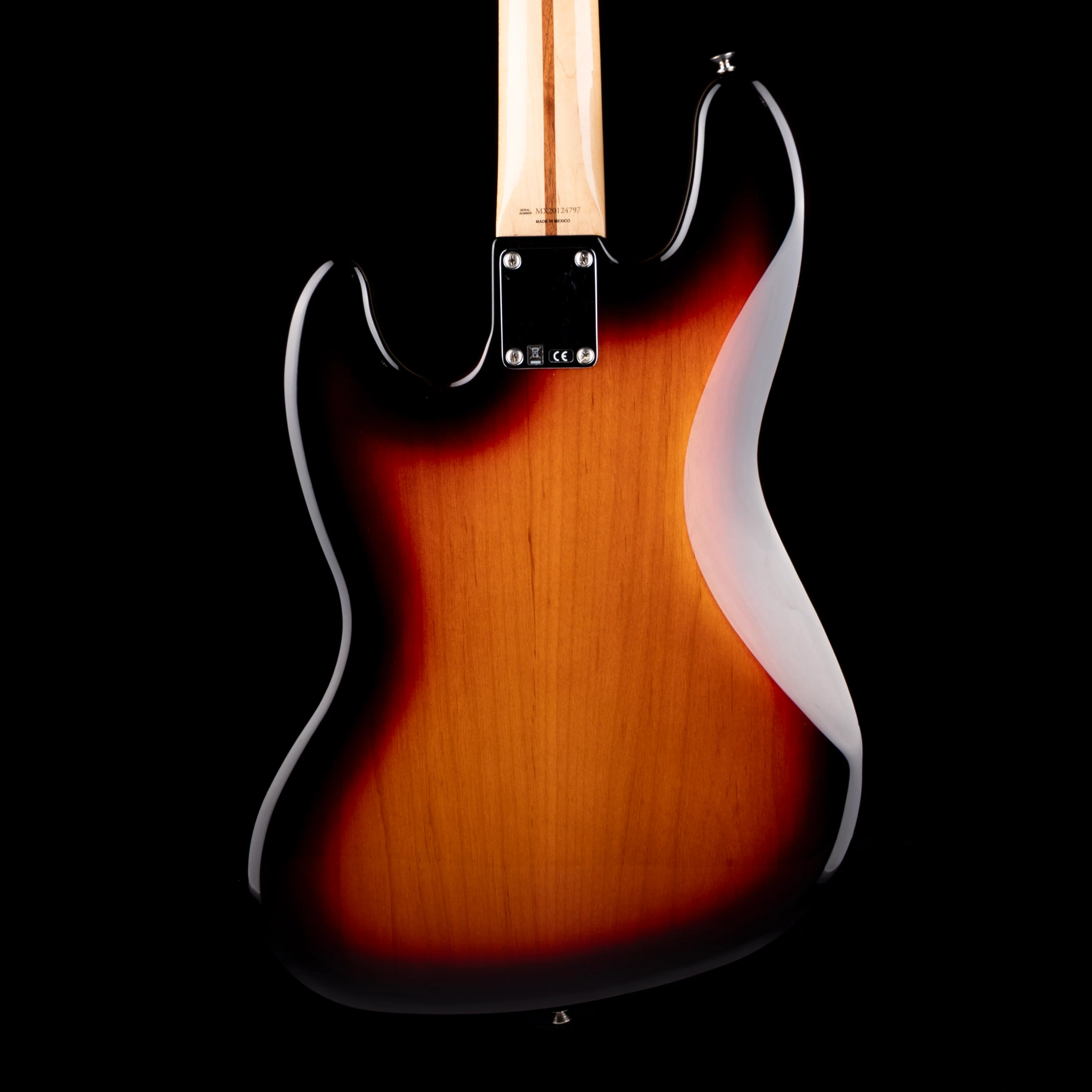 Used 2020 Fender MIM Geddy Lee Jazz Bass 3-Tone Sunburst With Gig Bag - Image 8