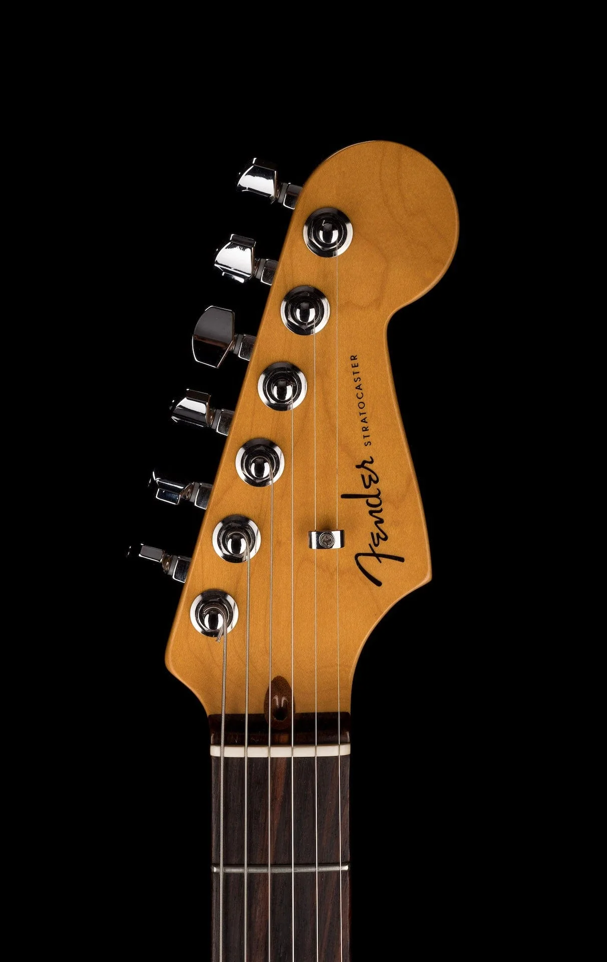 Used 2021 Fender American Ultra Stratocaster Arctic Pearl with OHSC - Image 11