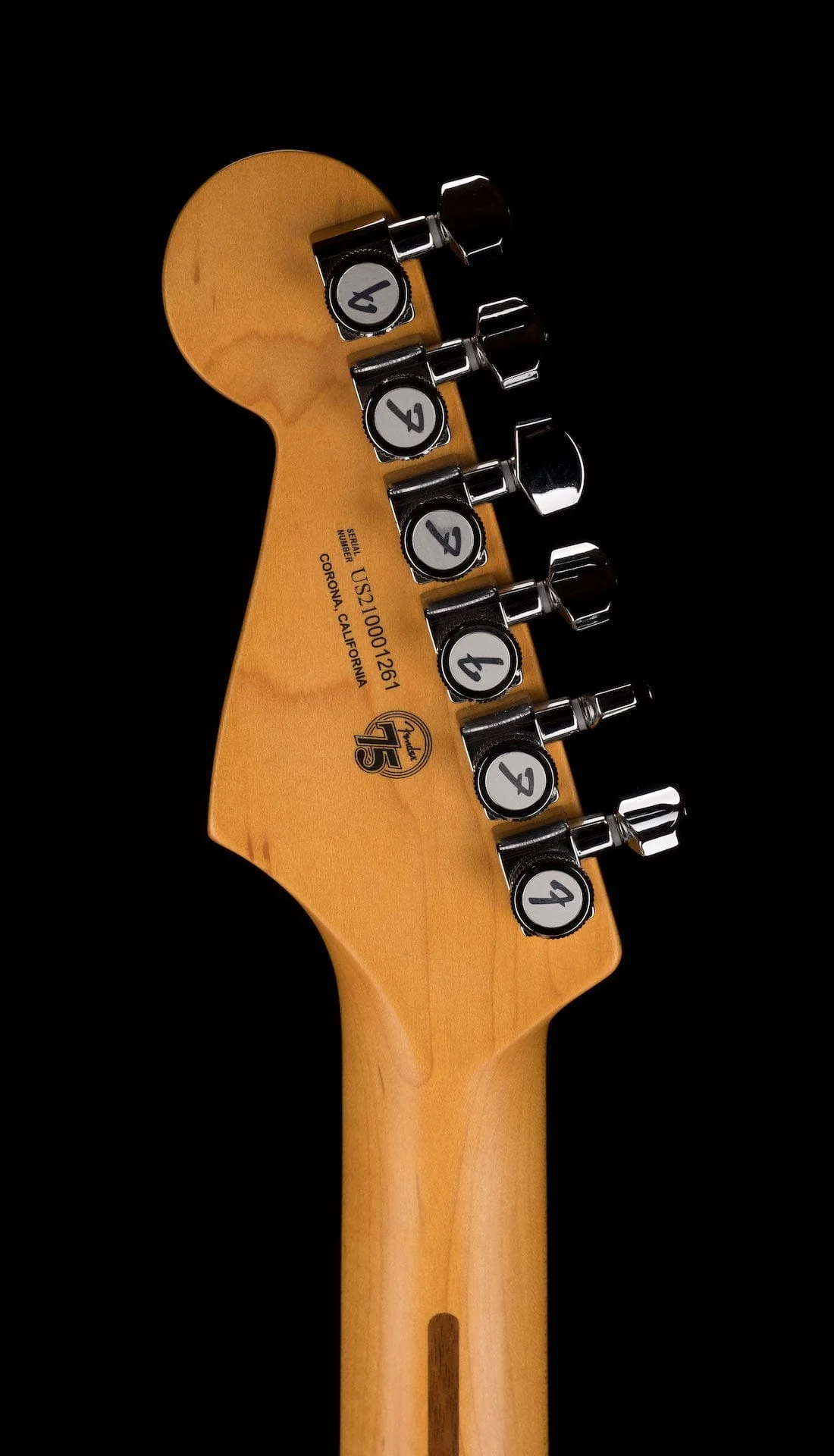 Used 2021 Fender American Ultra Stratocaster Arctic Pearl with OHSC - Image 16