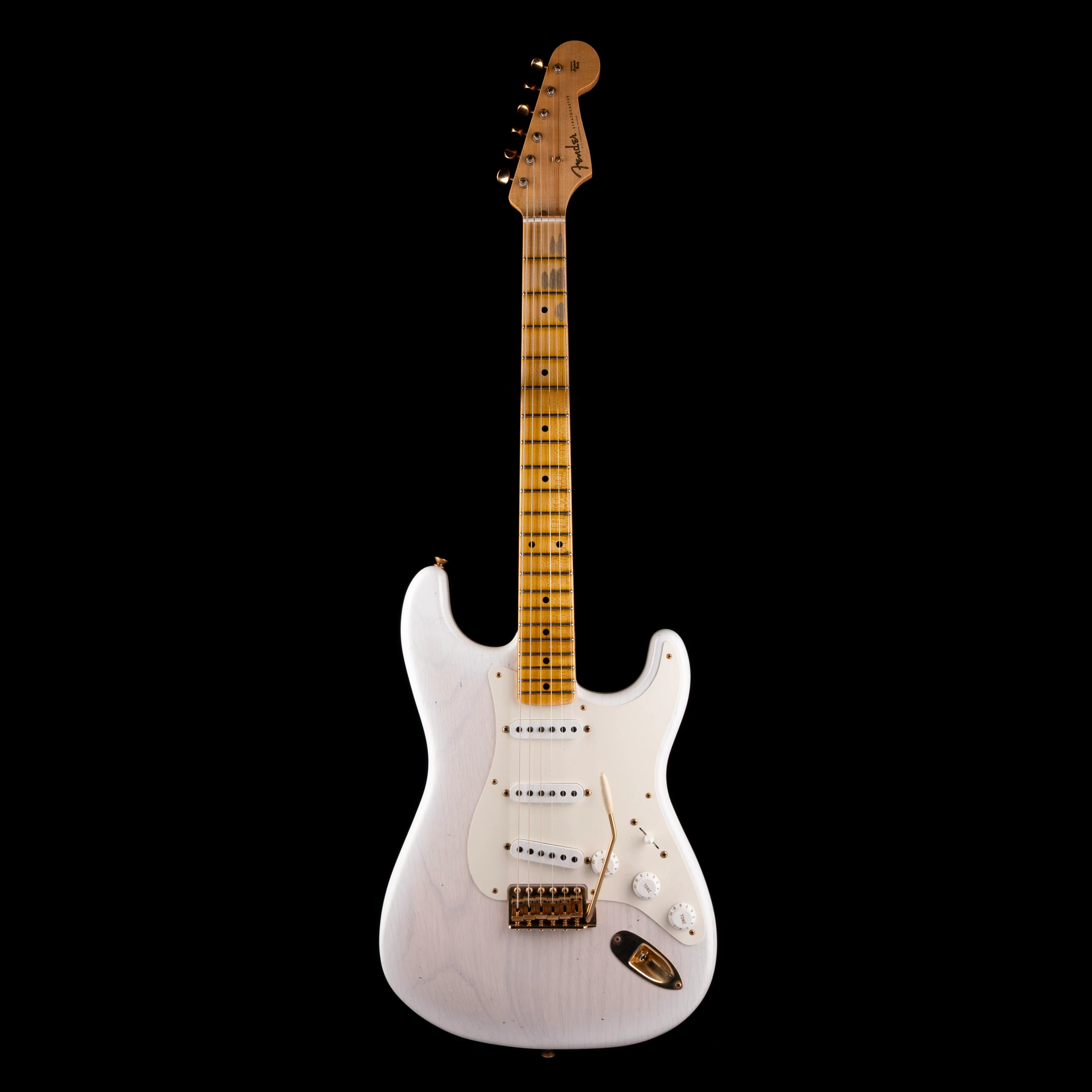 Used 2021 Fender Custom Shop 1958 Stratocaster Journeyman Relic Mary Kaye Blonde with OHSC - Image 2