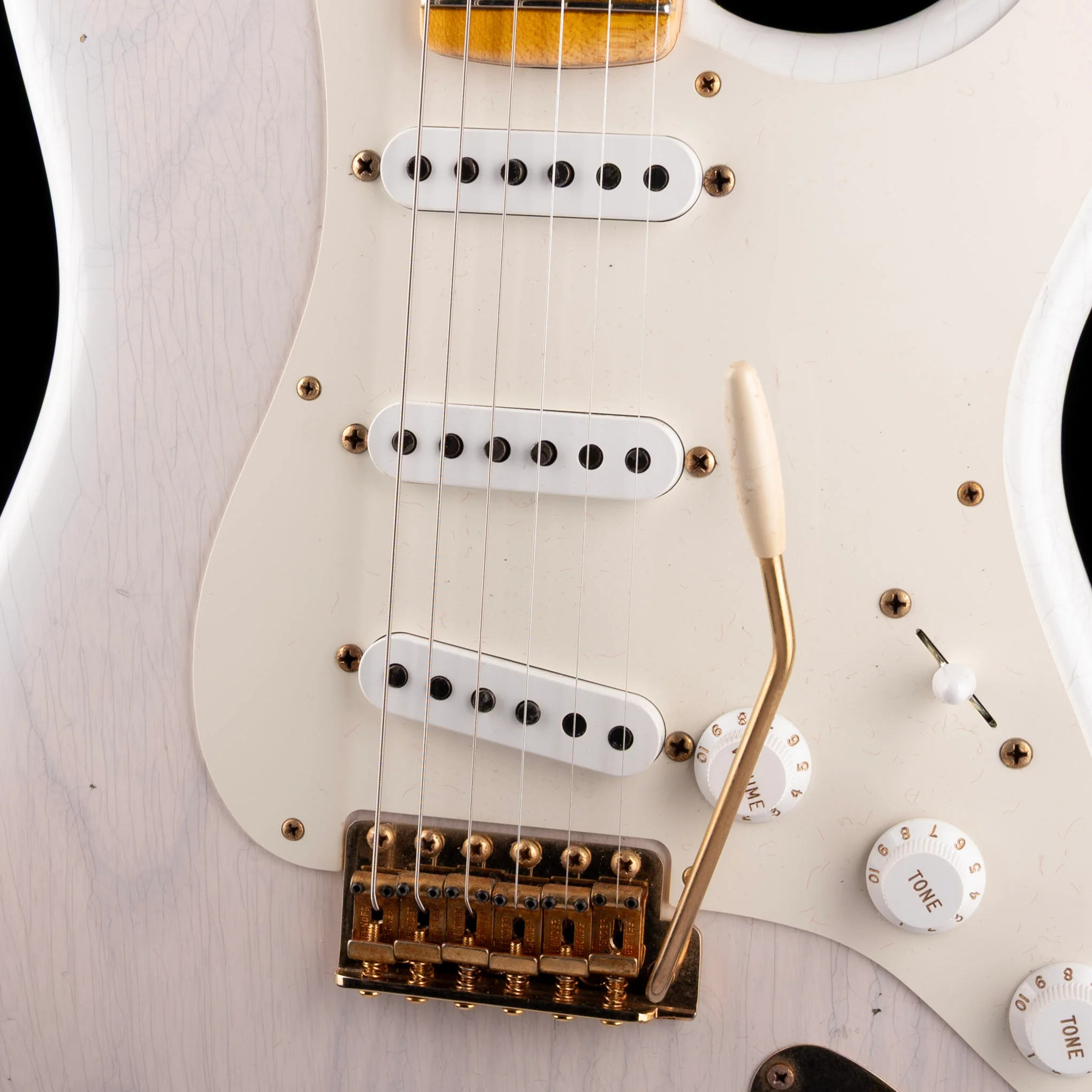 Used 2021 Fender Custom Shop 1958 Stratocaster Journeyman Relic Mary Kaye Blonde with OHSC - Image 4